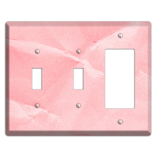 Pink Soft Coral 2 Toggle / Rocker Wallplate