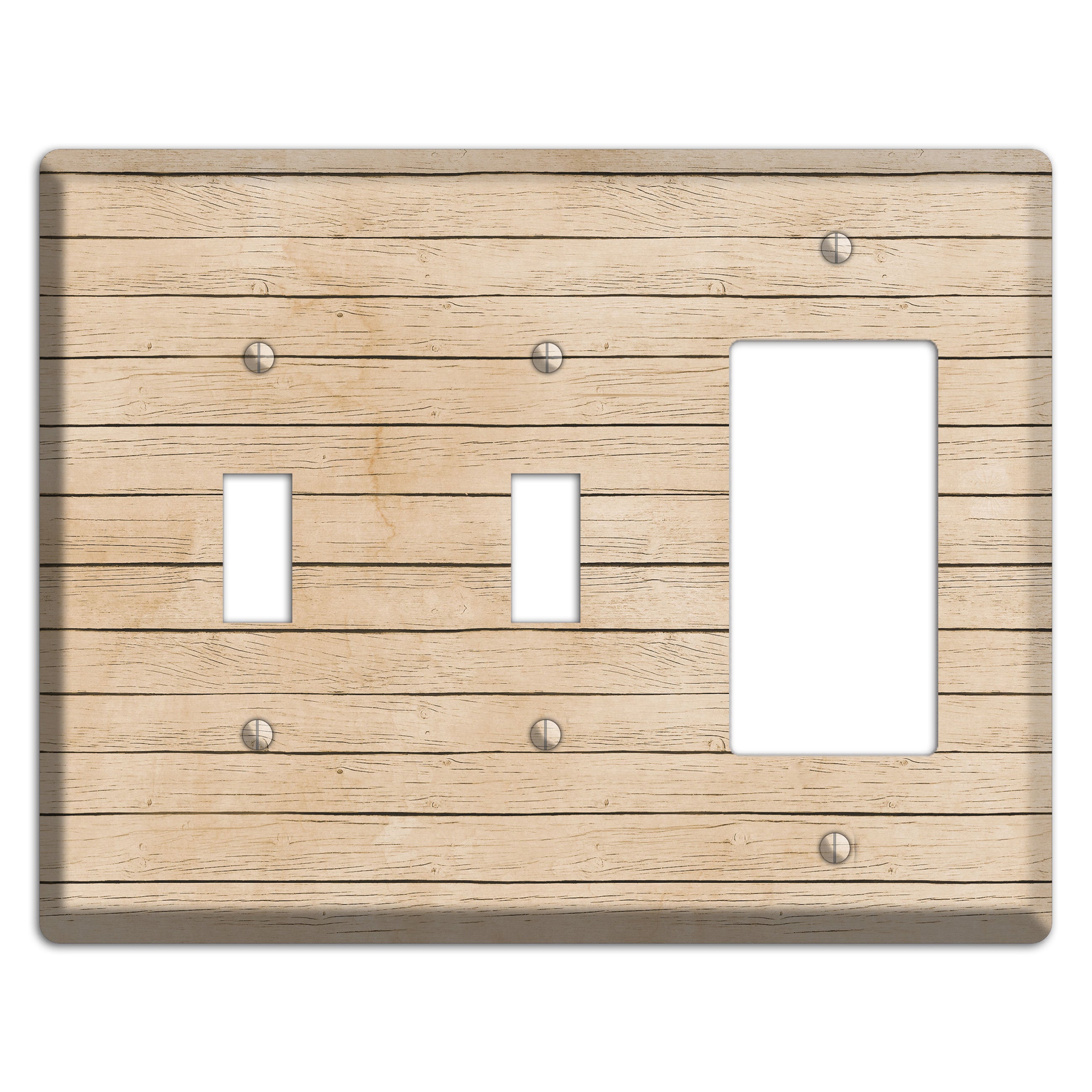 Akaroa Neutral Texture 2 Toggle / Rocker Wallplate
