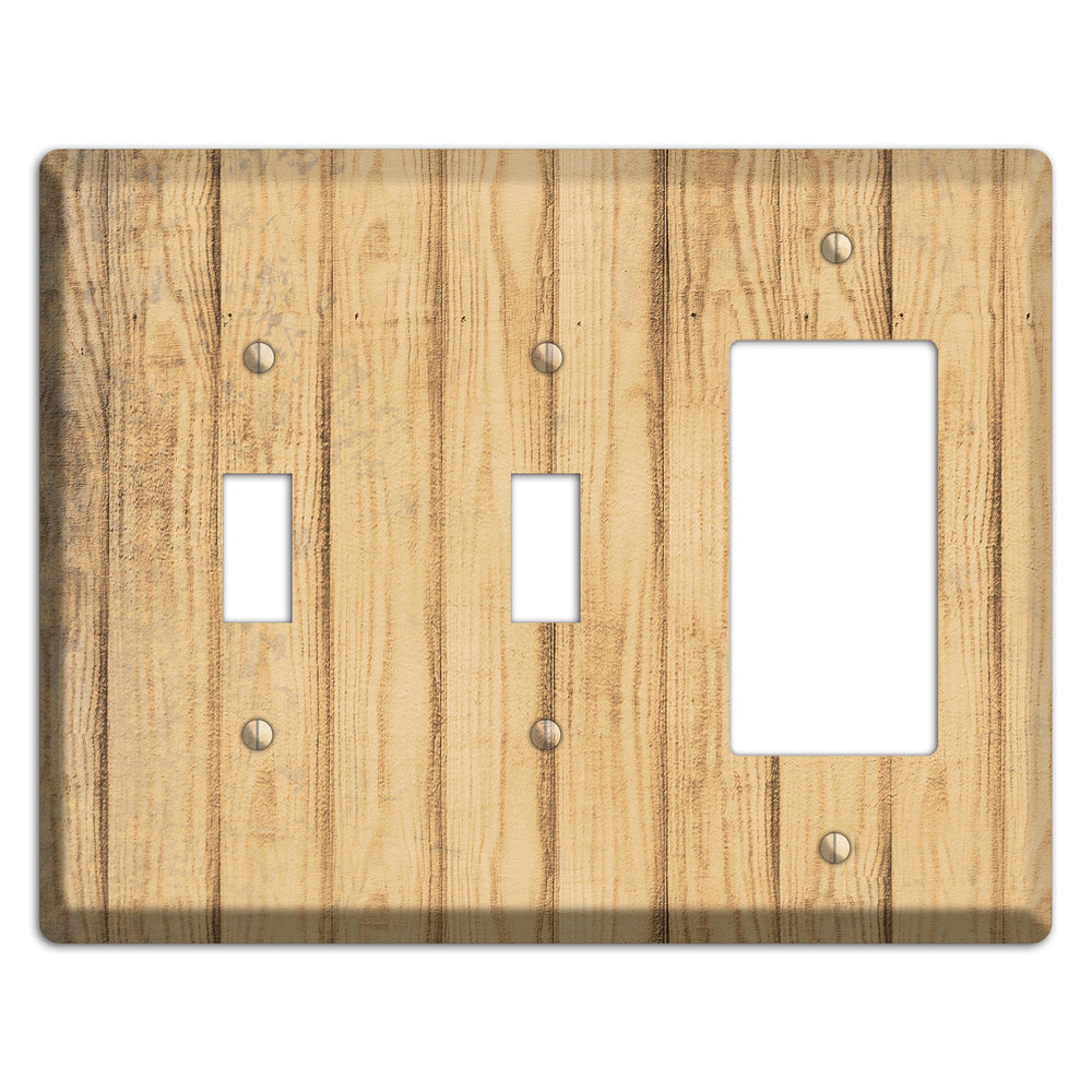 Twine Weathered Wood 2 Toggle / Rocker Wallplate