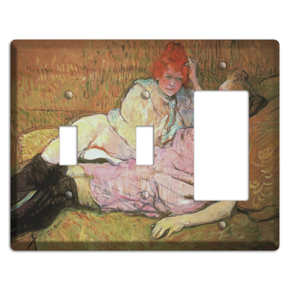 Toulouse-Lautrec 2 2 Toggle / Rocker Wallplate
