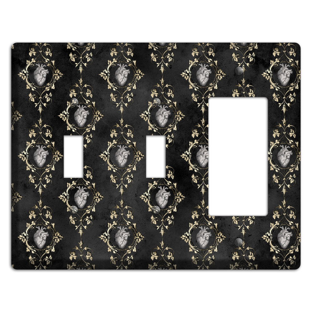 Edgar Allen Poe Tell-Tale Heart 2 Toggle / Rocker Wallplate