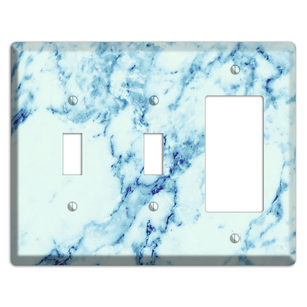 Polar Marble 2 Toggle / Rocker Wallplate