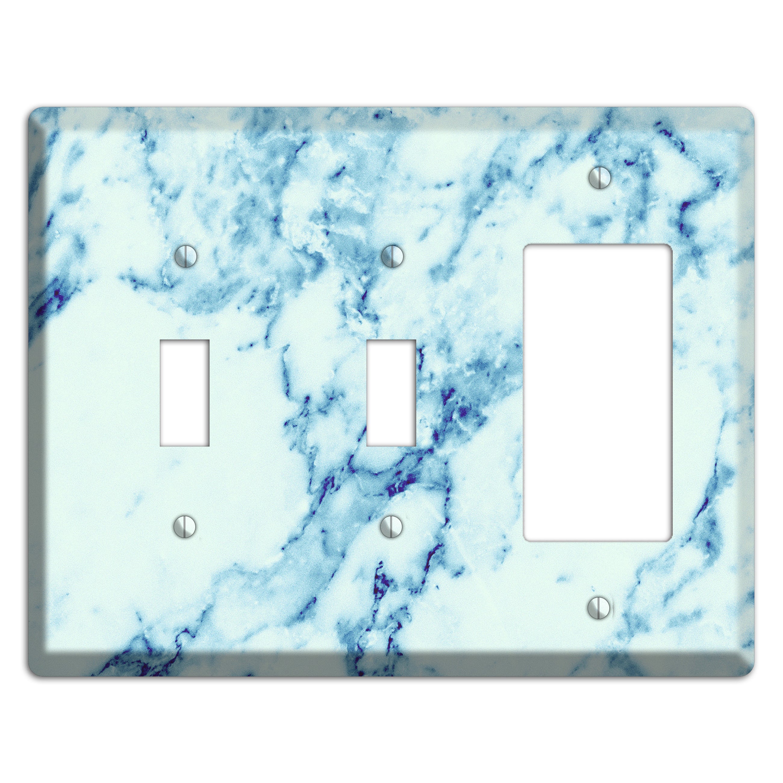 Polar Marble 2 Toggle / Rocker Wallplate