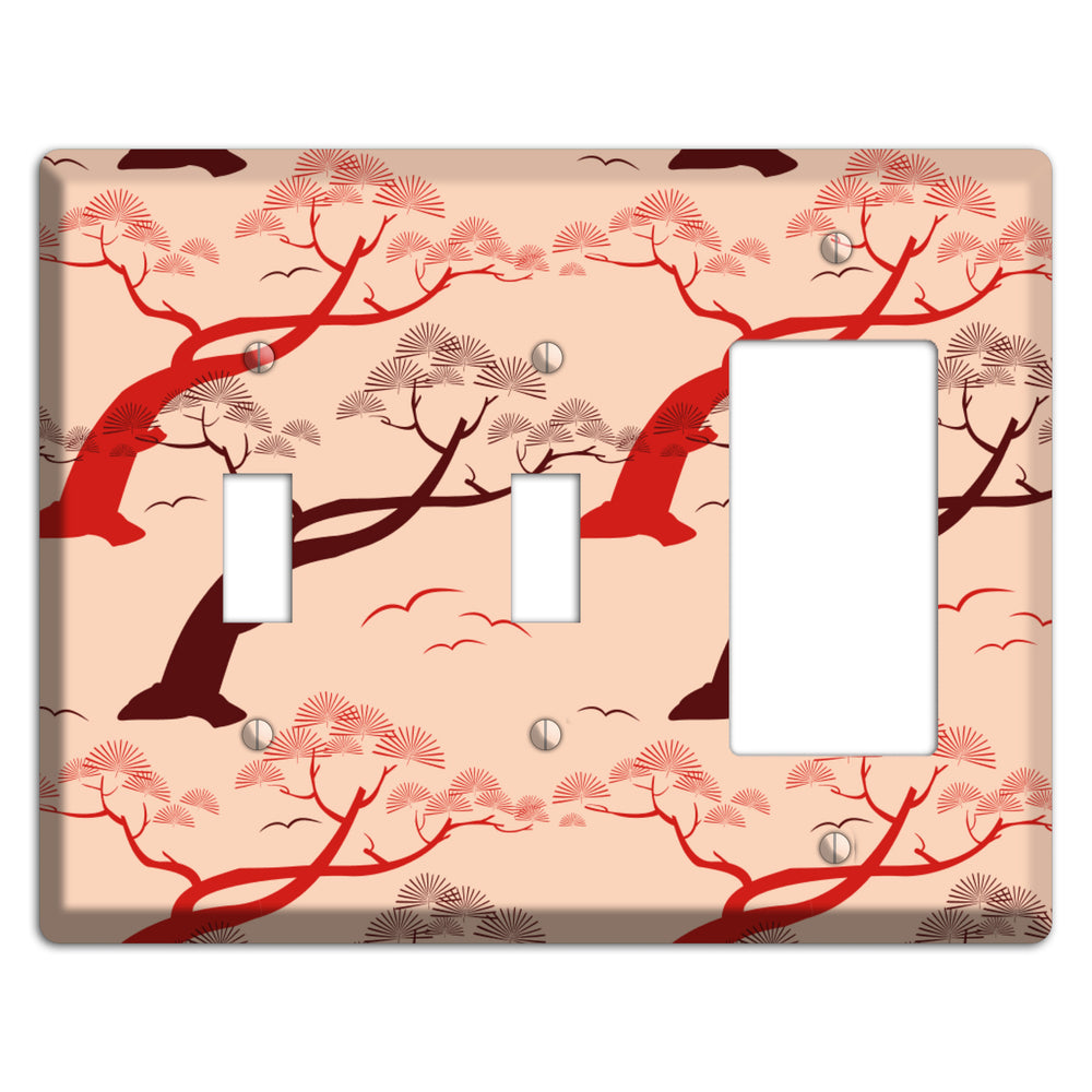 Asian Trees 2 Toggle / Rocker Wallplate