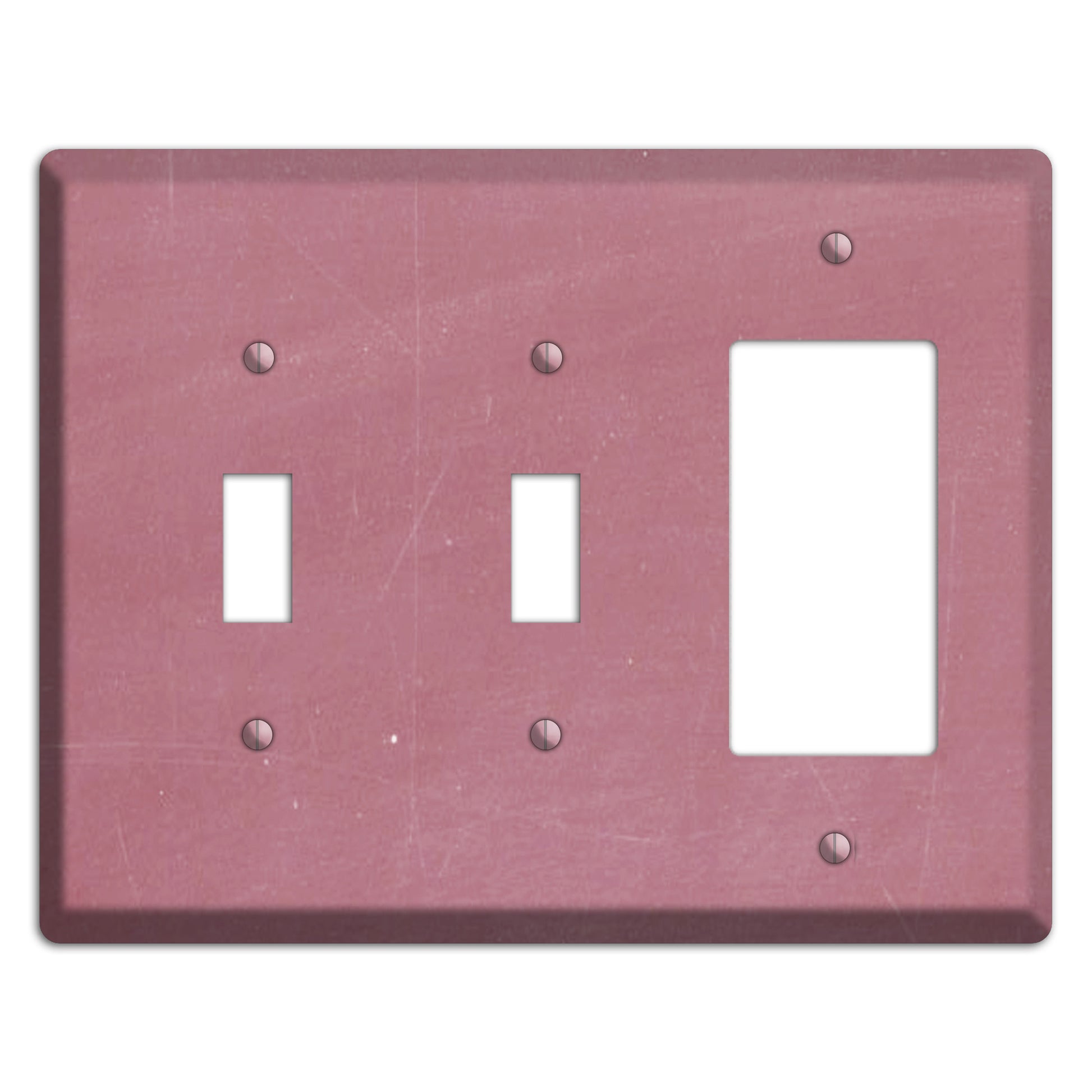 Chalk Pink 2 Toggle / Rocker Wallplate