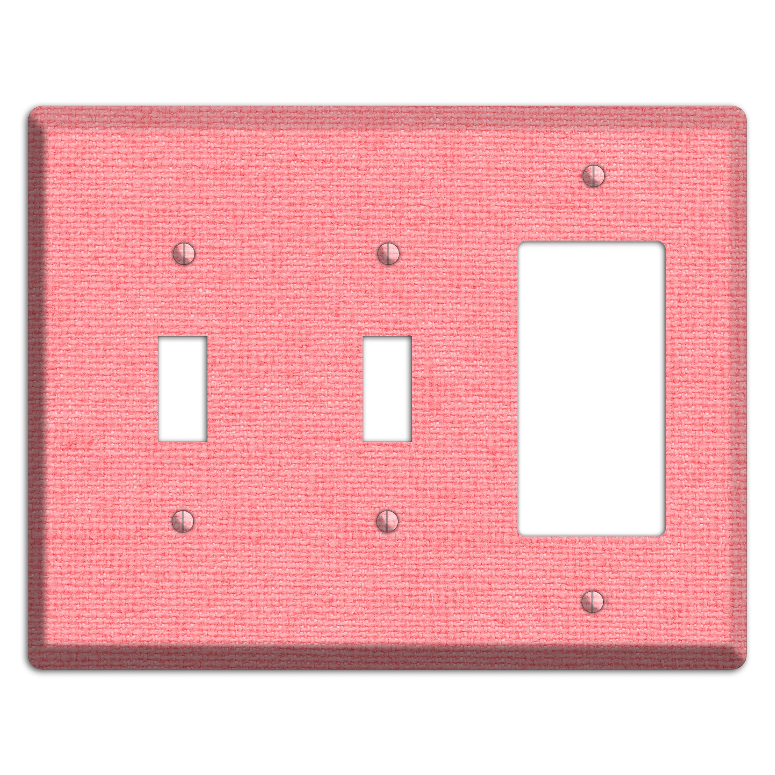 Sweet Pink Soft Coral 2 Toggle / Rocker Wallplate