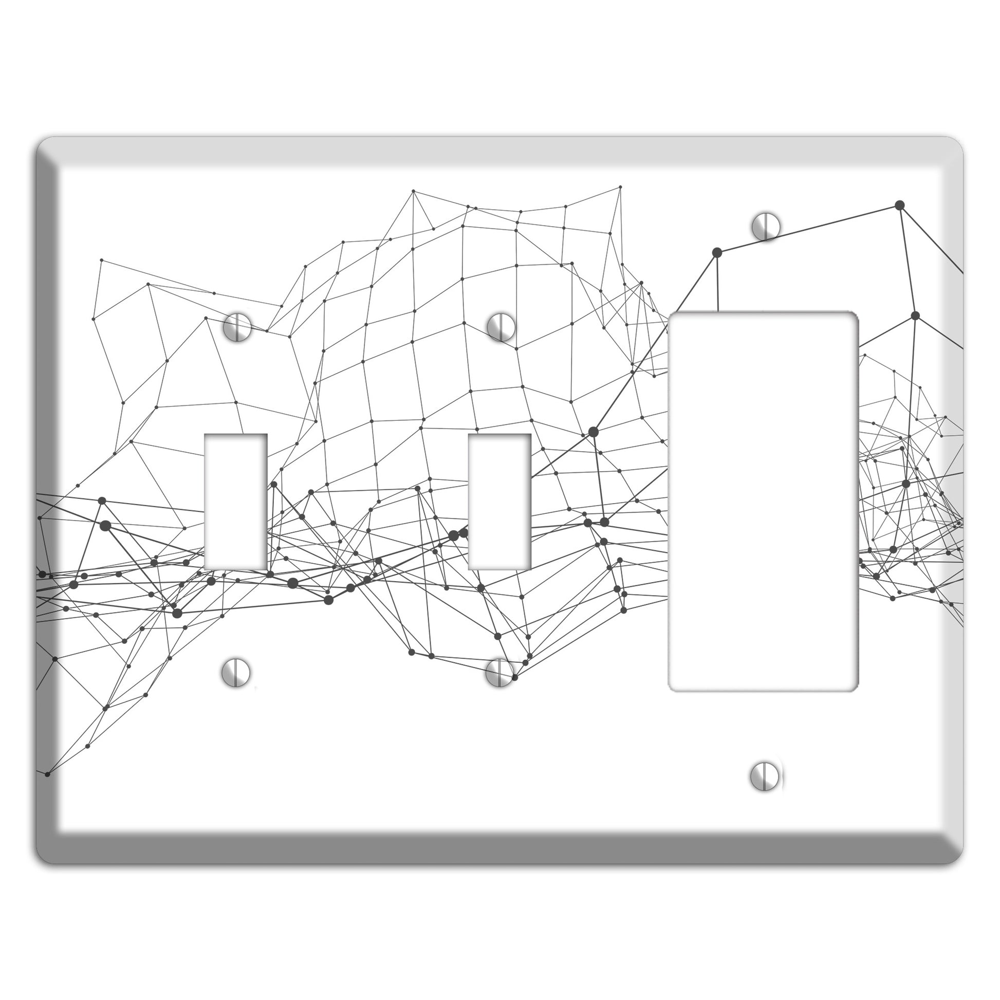 Linear J 2 Toggle / Rocker Wallplate