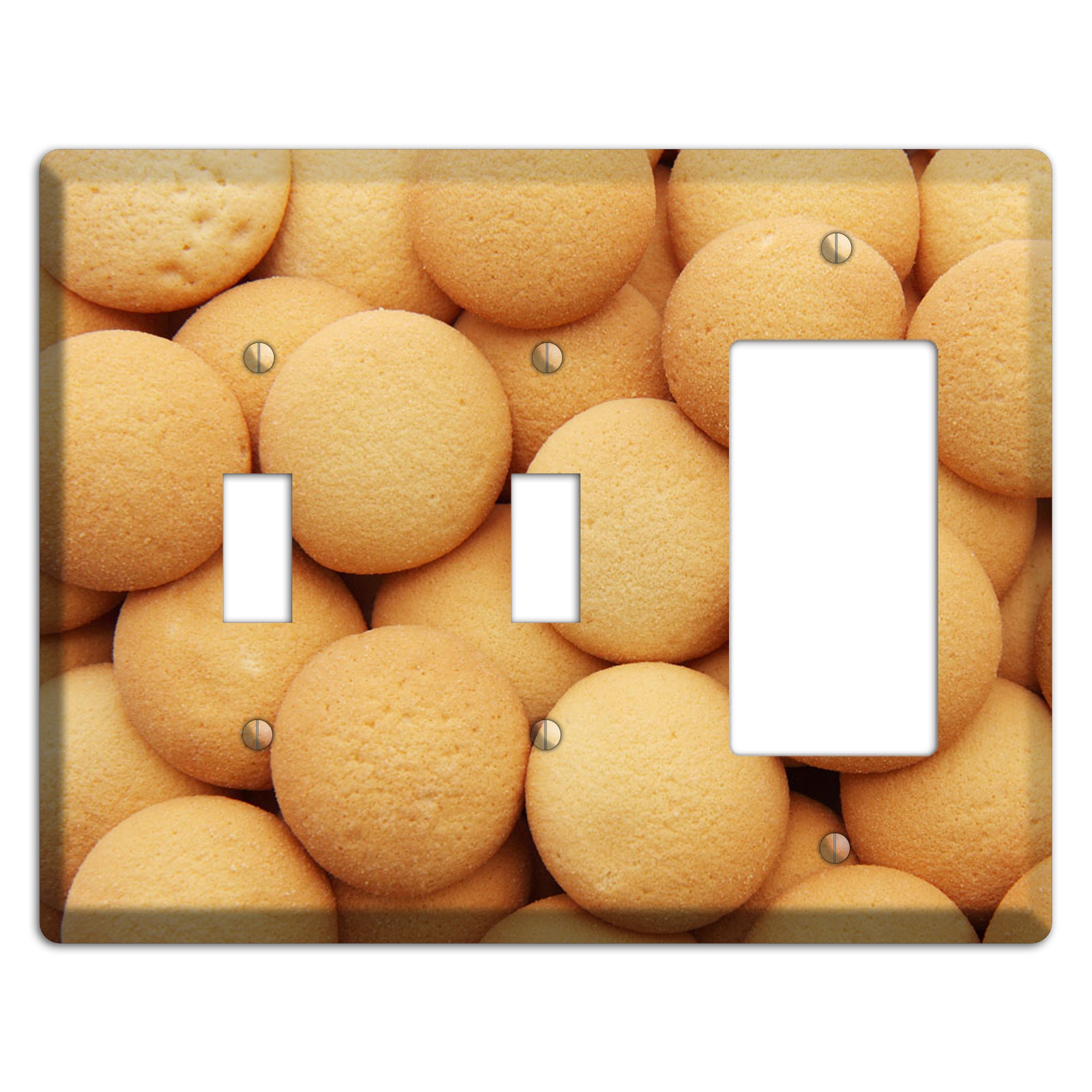 Wafers 2 Toggle / Rocker Wallplate