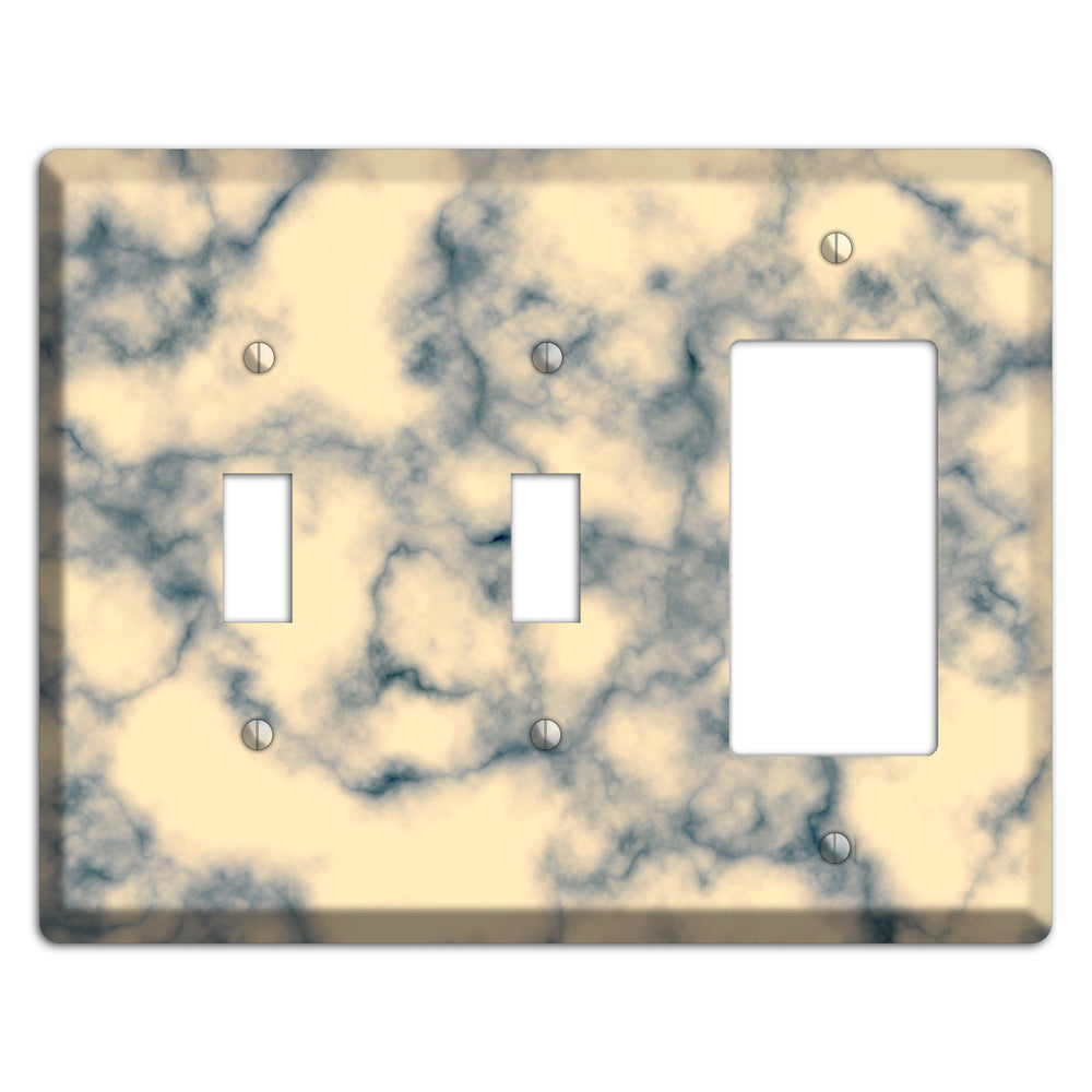 Mantle Marble 2 Toggle / Rocker Wallplate