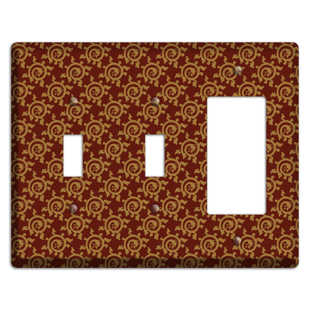 Asian Swirl Pattern 2 Toggle / Rocker Wallplate