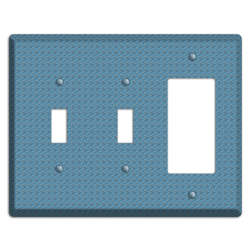 Blue Bubbles 2 Toggle / Rocker Wallplate