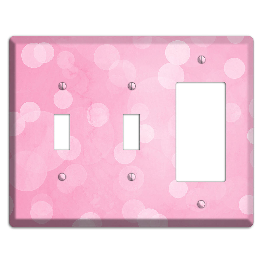 purple Pizzaz Pink Texture 2 Toggle / Rocker Wallplate