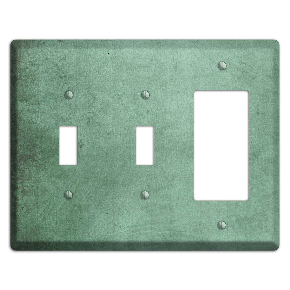 Bay Leaf Vintage Grunge 2 Toggle / Rocker Wallplate
