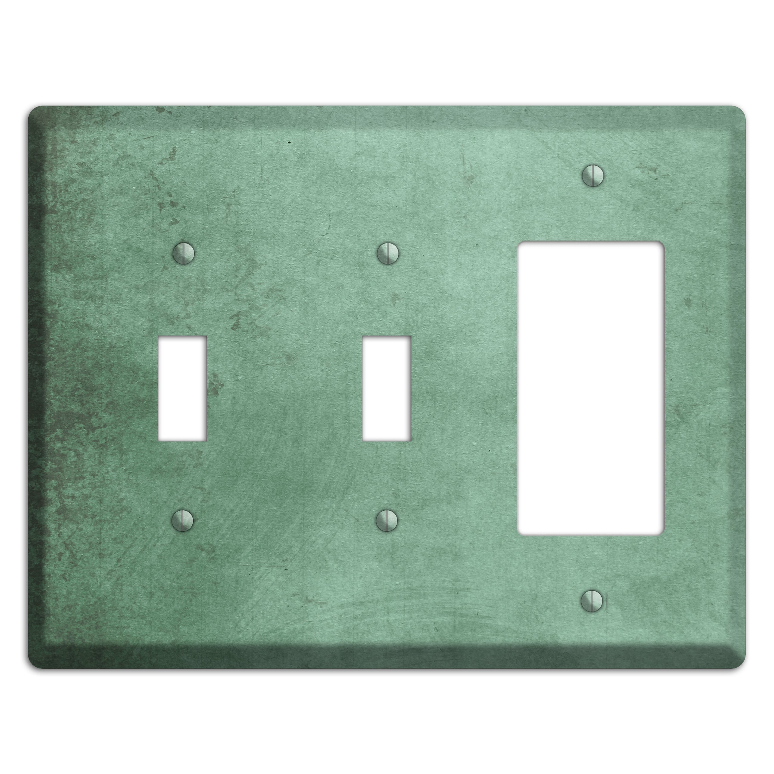 Bay Leaf Vintage Grunge 2 Toggle / Rocker Wallplate