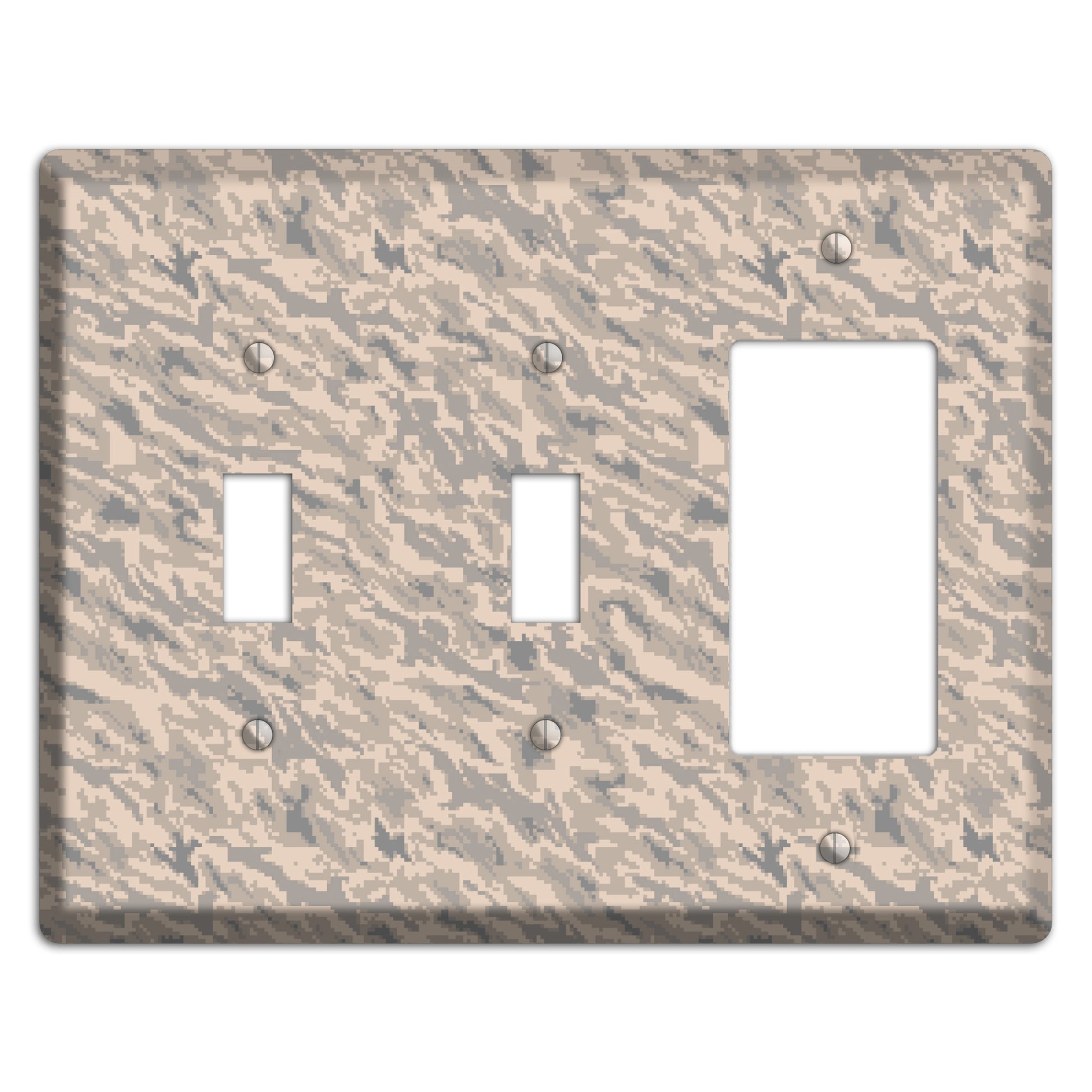 UCAF Tiger Stripe 2 Camo 2 Toggle / Rocker Wallplate