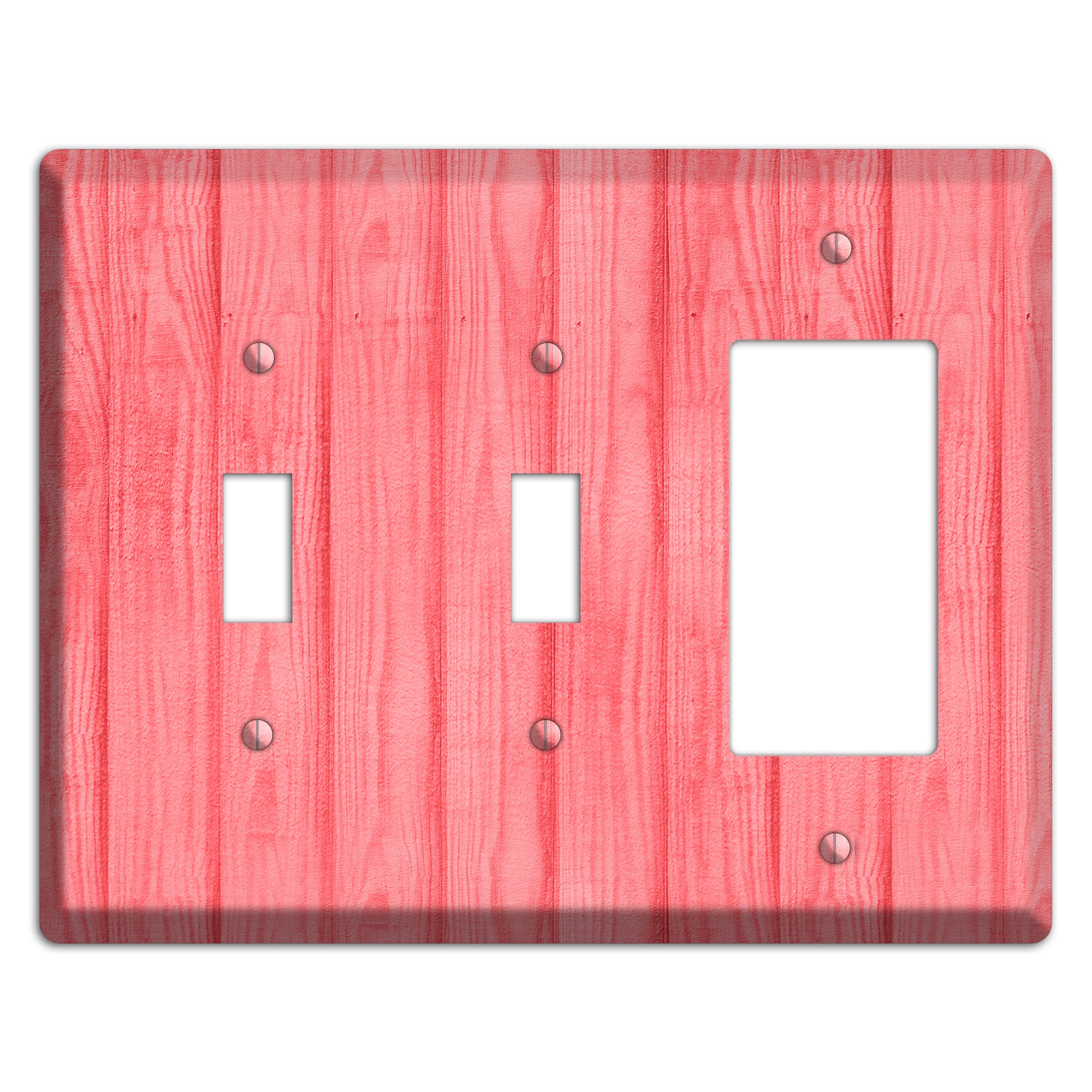 Geraldine Soft Coral 2 Toggle / Rocker Wallplate