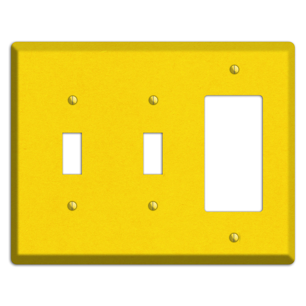 Moon Yellow Kraft 2 Toggle / Rocker Wallplate
