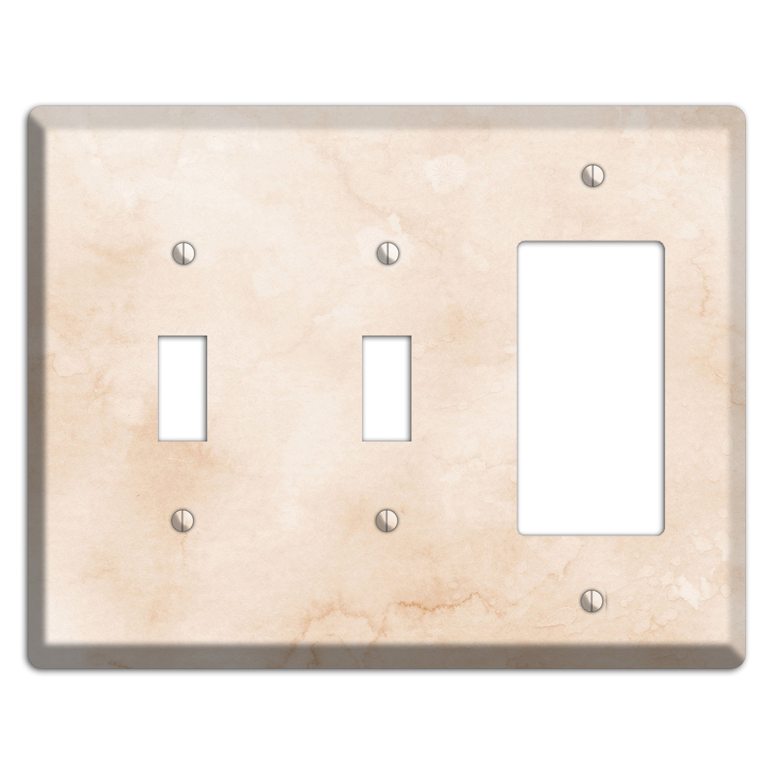 Janna Neutral Texture 2 Toggle / Rocker Wallplate