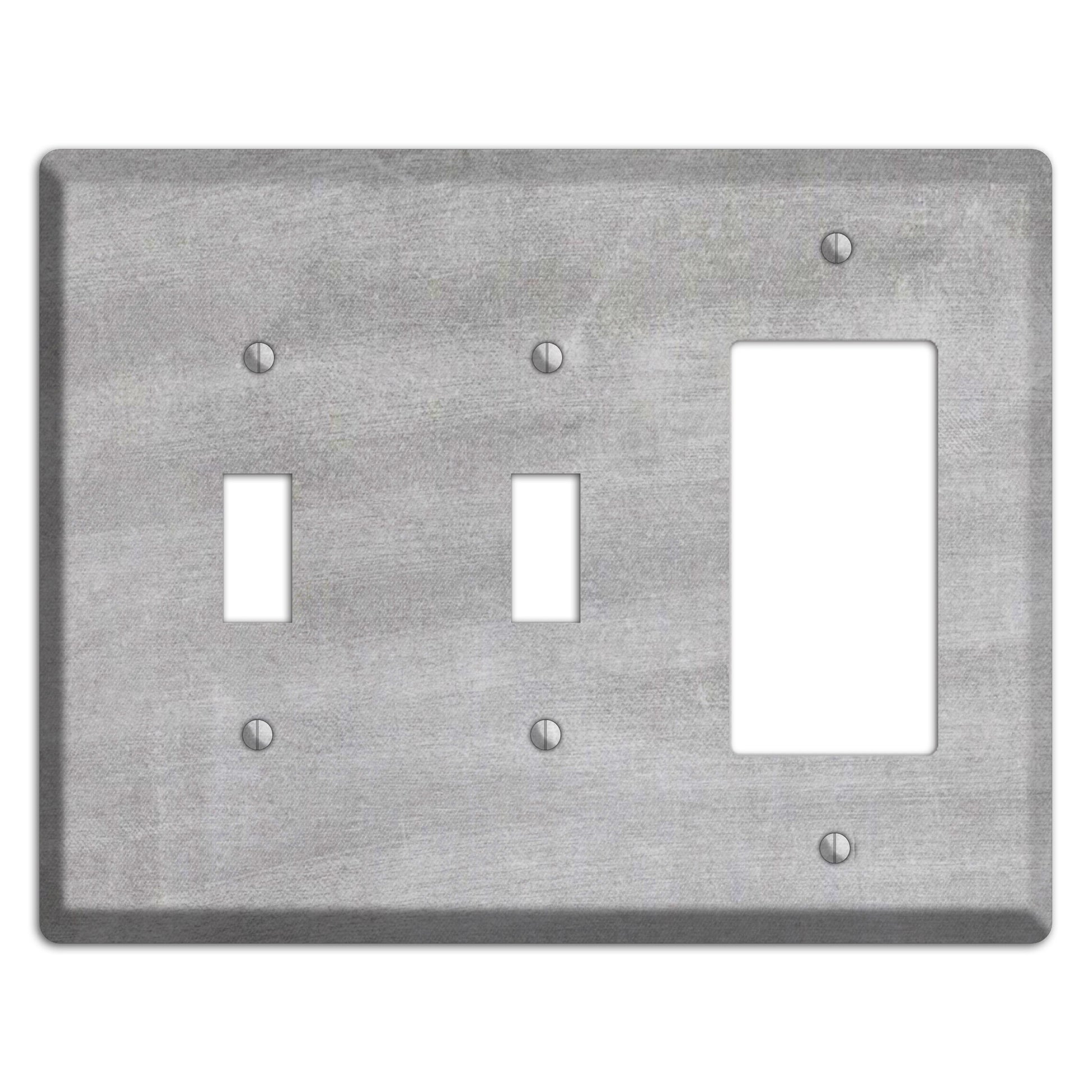 Chalk Light Grey 2 Toggle / Rocker Wallplate