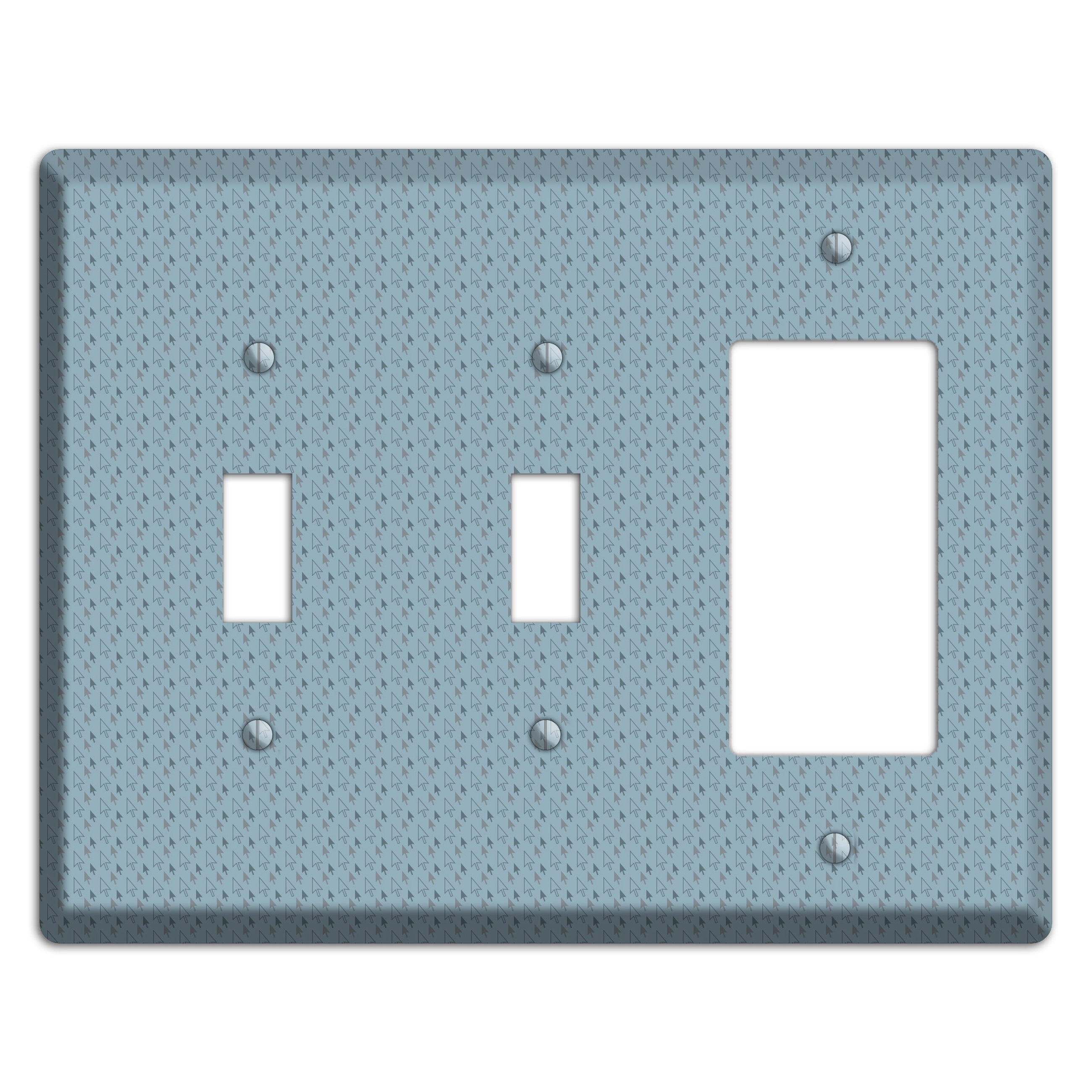 Blue Tiny Trees 2 Toggle / Rocker Wallplate