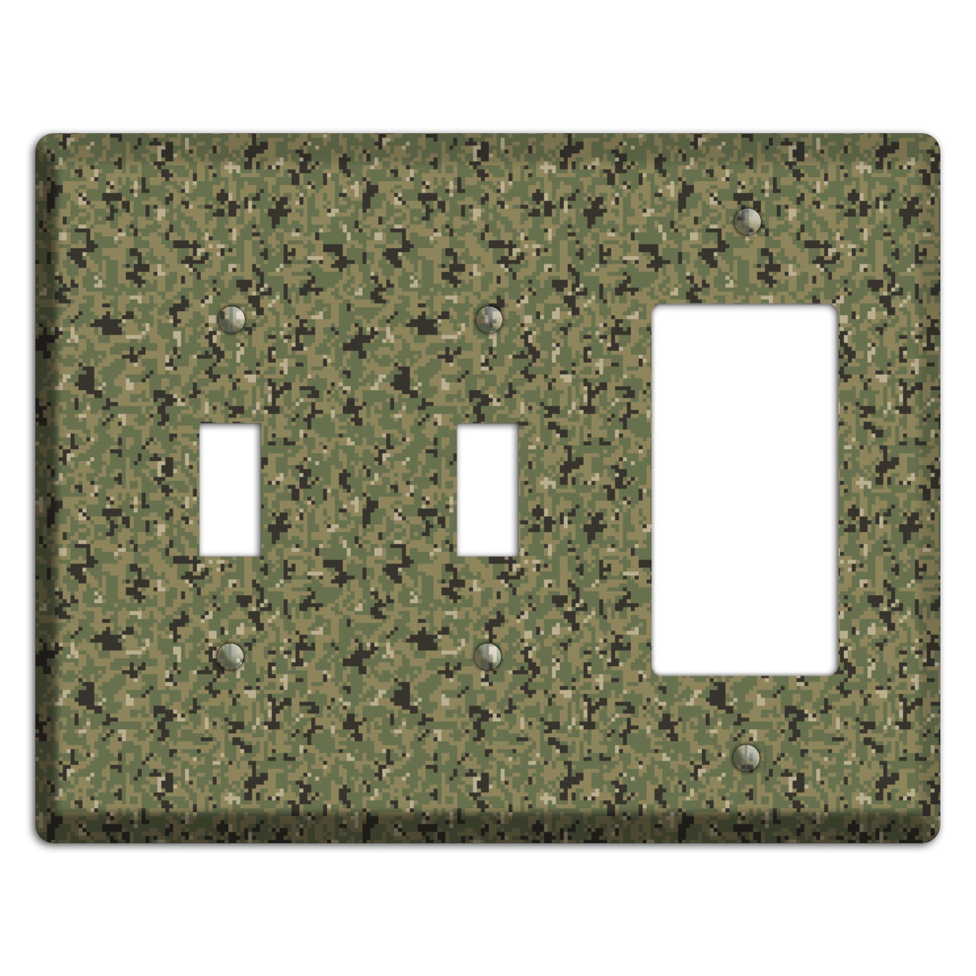 Tropinc Camo 2 Toggle / Rocker Wallplate