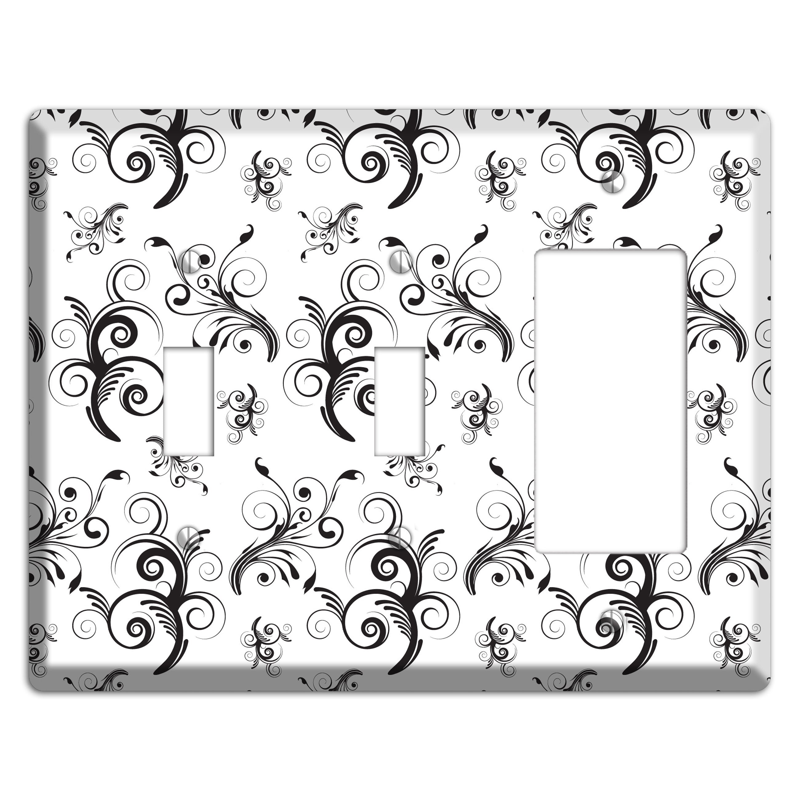 Scrolled Toile 2 Toggle / Rocker Wallplate
