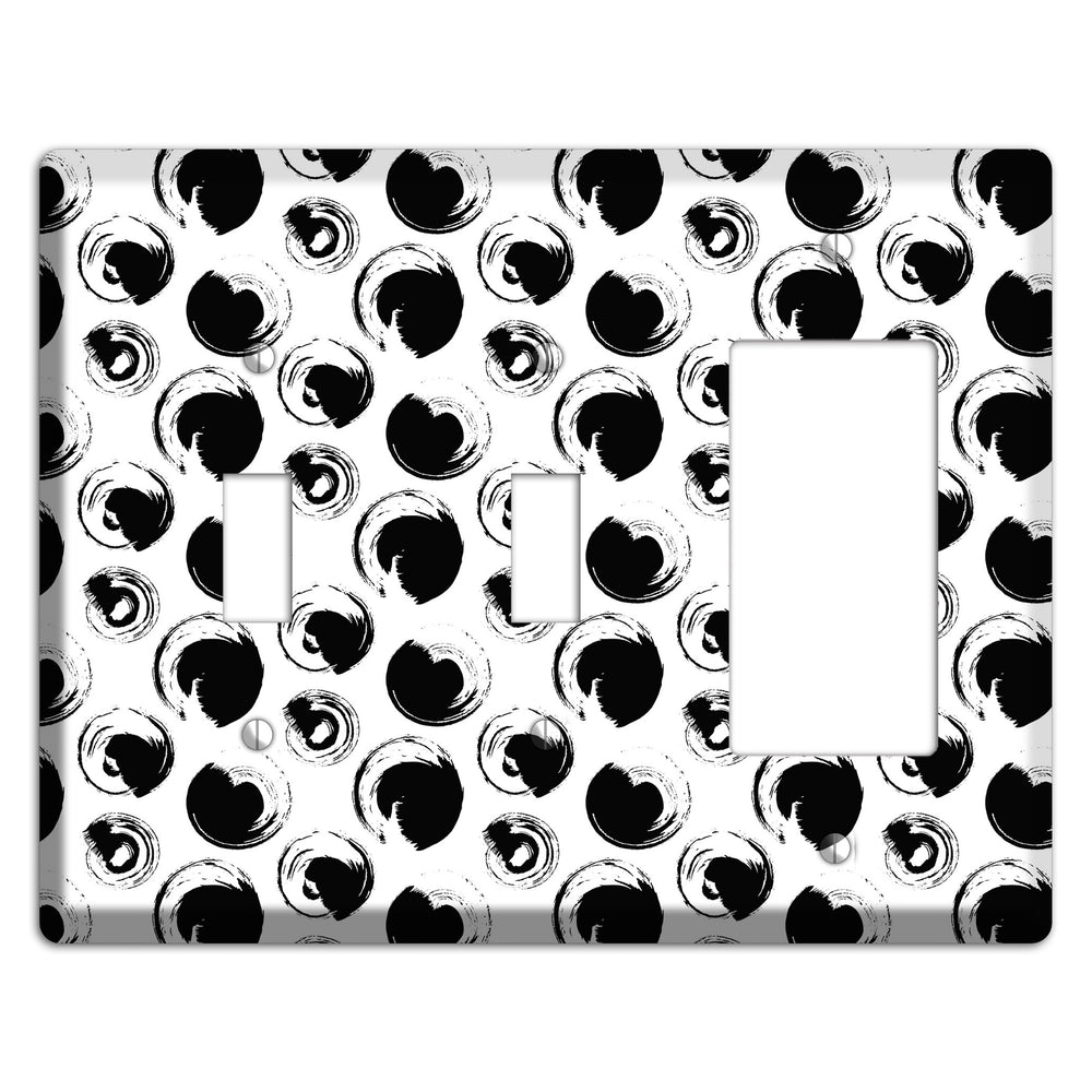 Ink Drops 1 2 Toggle / Rocker Wallplate