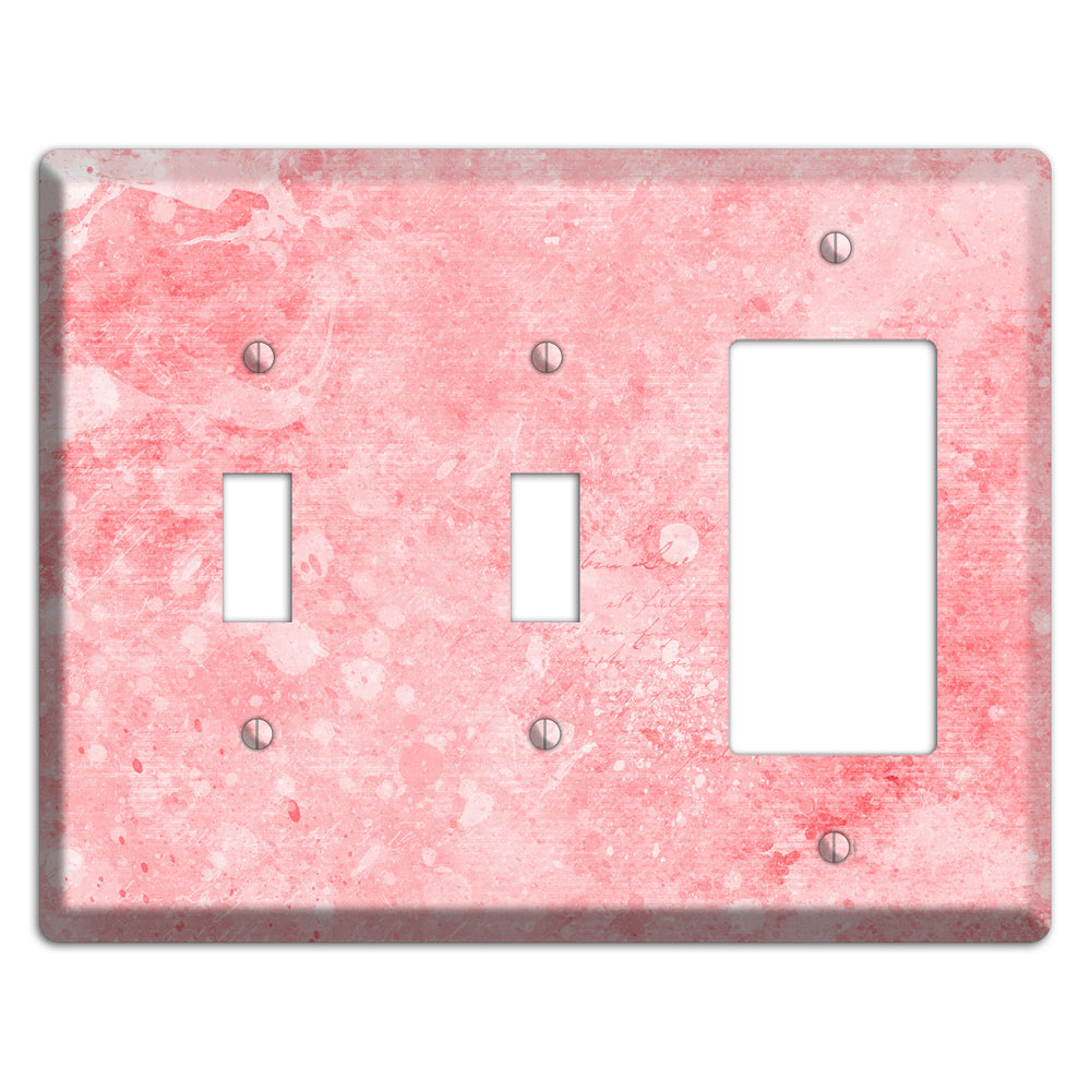 Rose Fog Soft Coral 2 Toggle / Rocker Wallplate