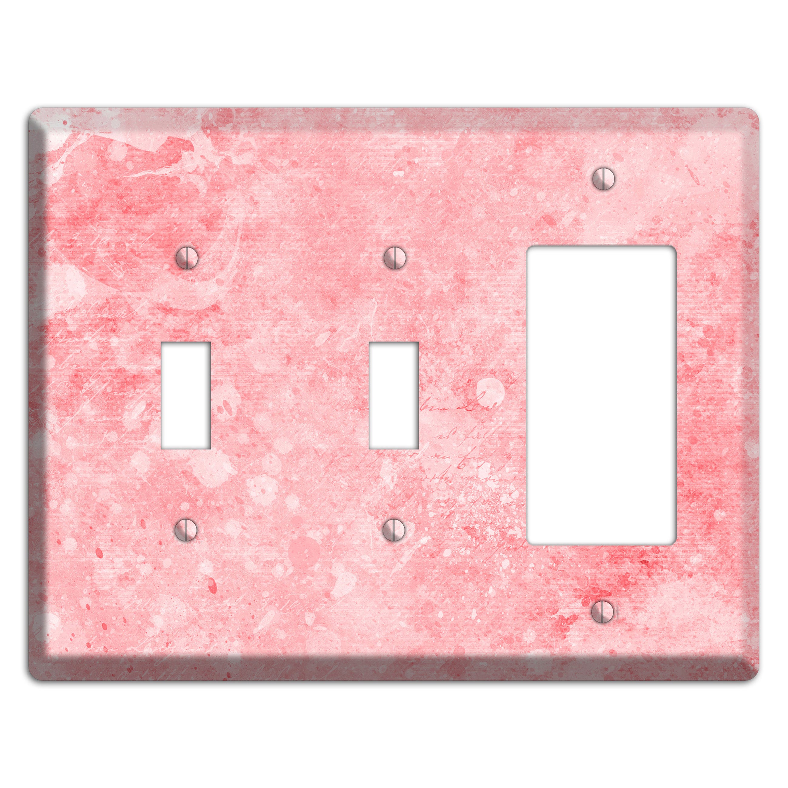 Rose Fog Soft Coral 2 Toggle / Rocker Wallplate