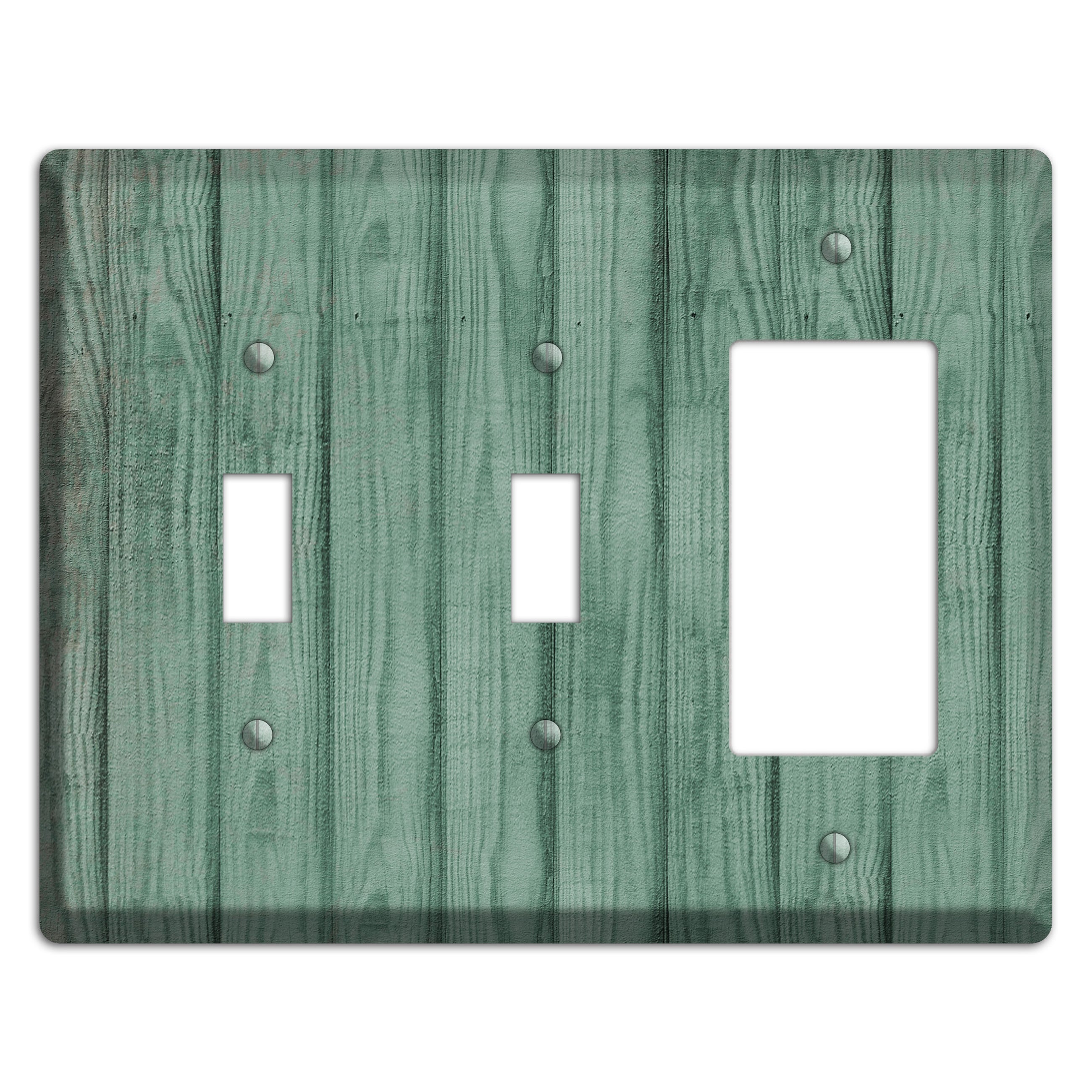 Laurel Weathered Wood 2 Toggle / Rocker Wallplate