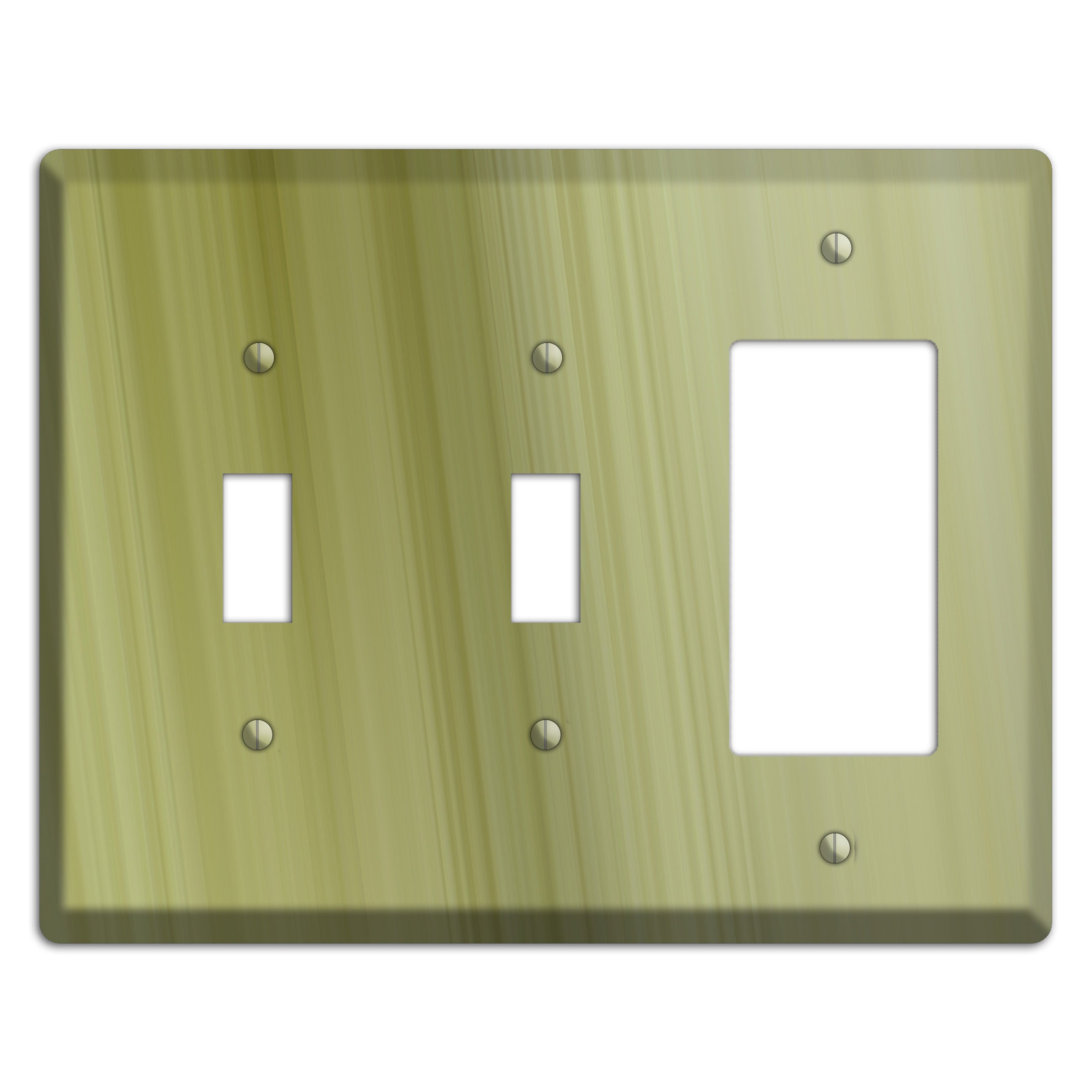 Olive Ray of Light 2 Toggle / Rocker Wallplate