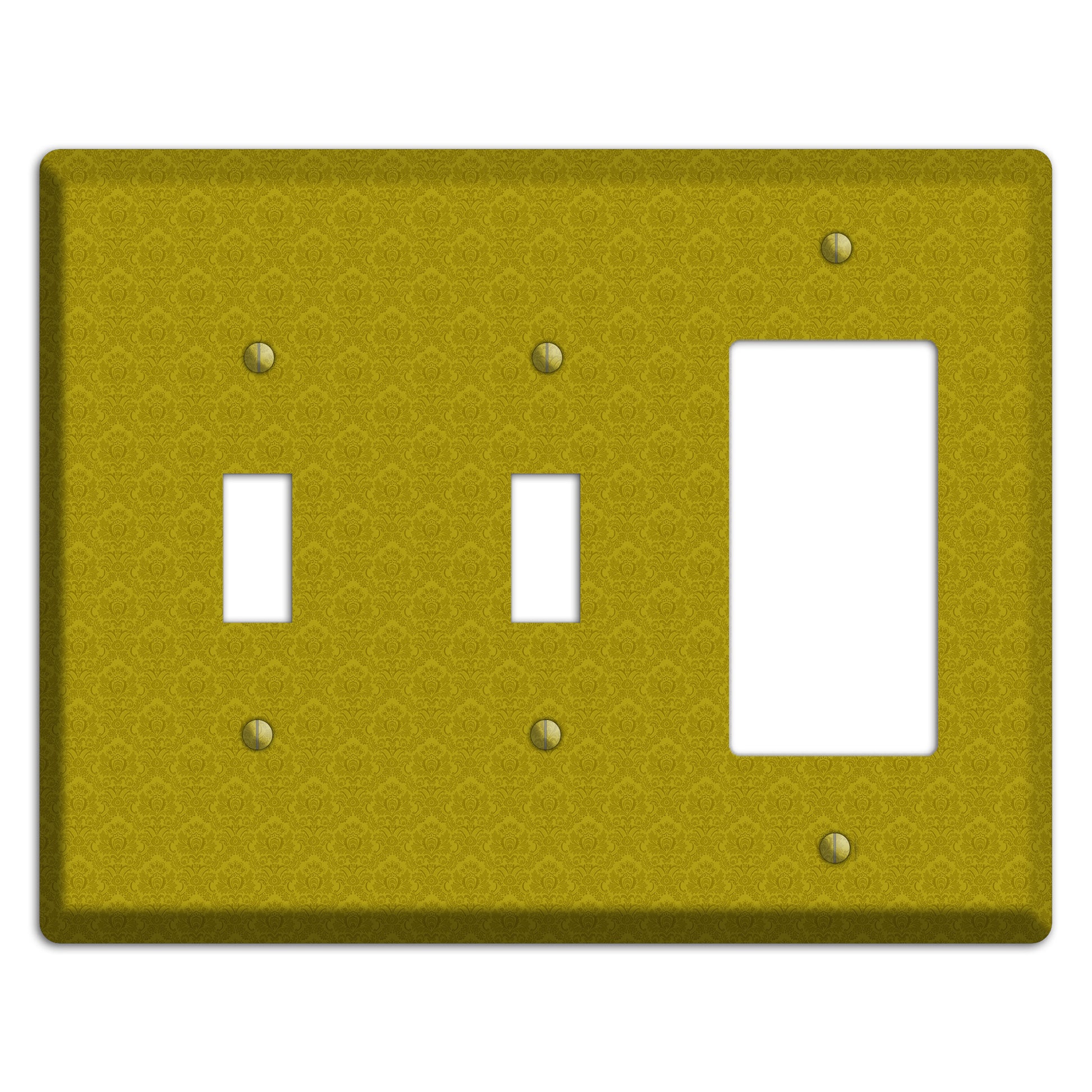 Mustard Cartouche 2 Toggle / Rocker Wallplate