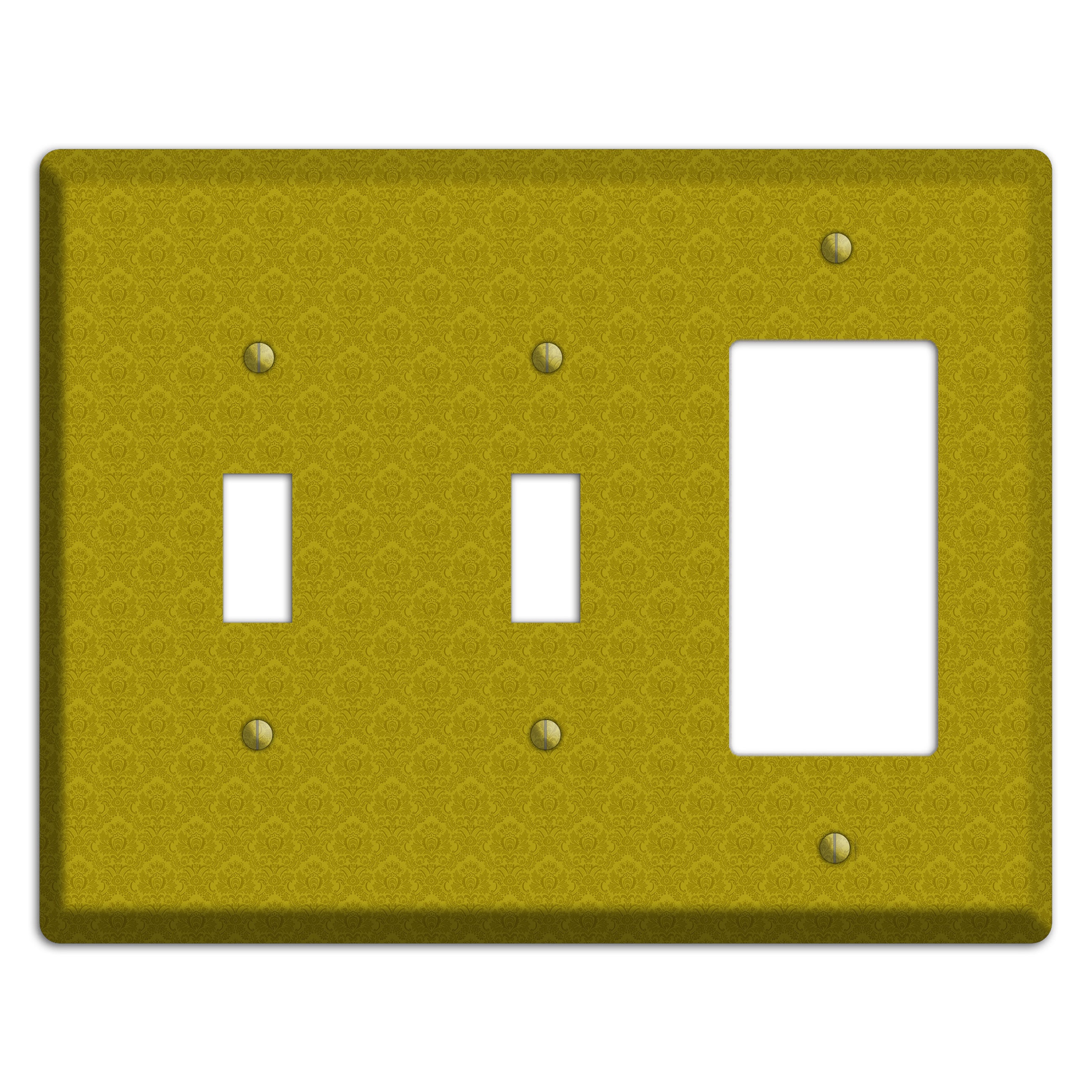 Mustard Cartouche 2 Toggle / Rocker Wallplate