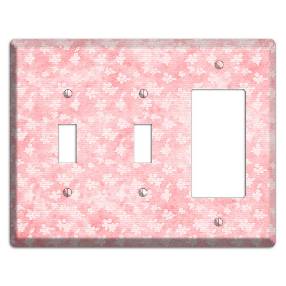 Abbey Soft Coral 2 Toggle / Rocker Wallplate
