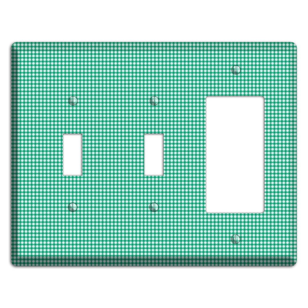 Jade Multi Tiled Geometric 2 Toggle / Rocker Wallplate