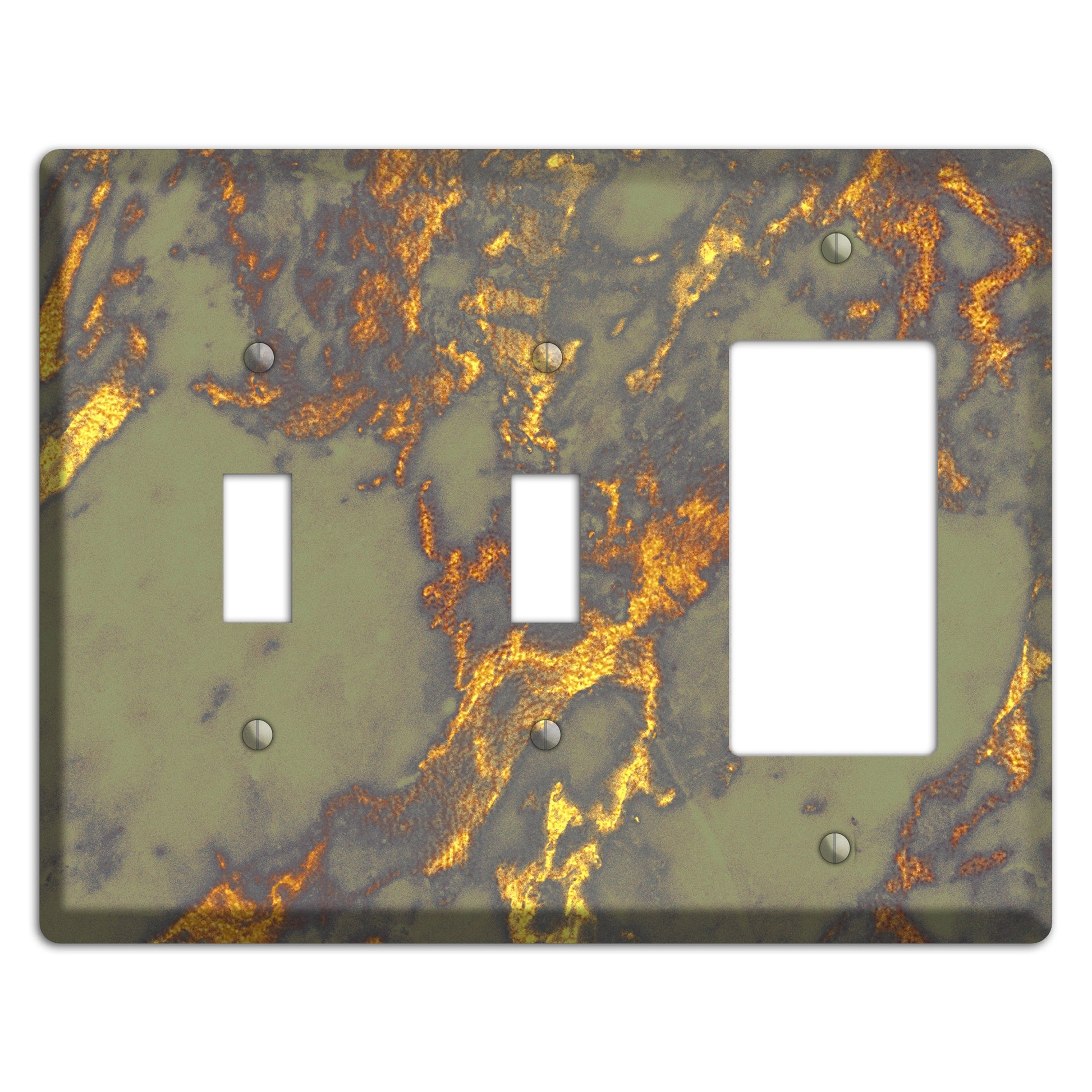 Gurkha Marble 2 Toggle / Rocker Wallplate