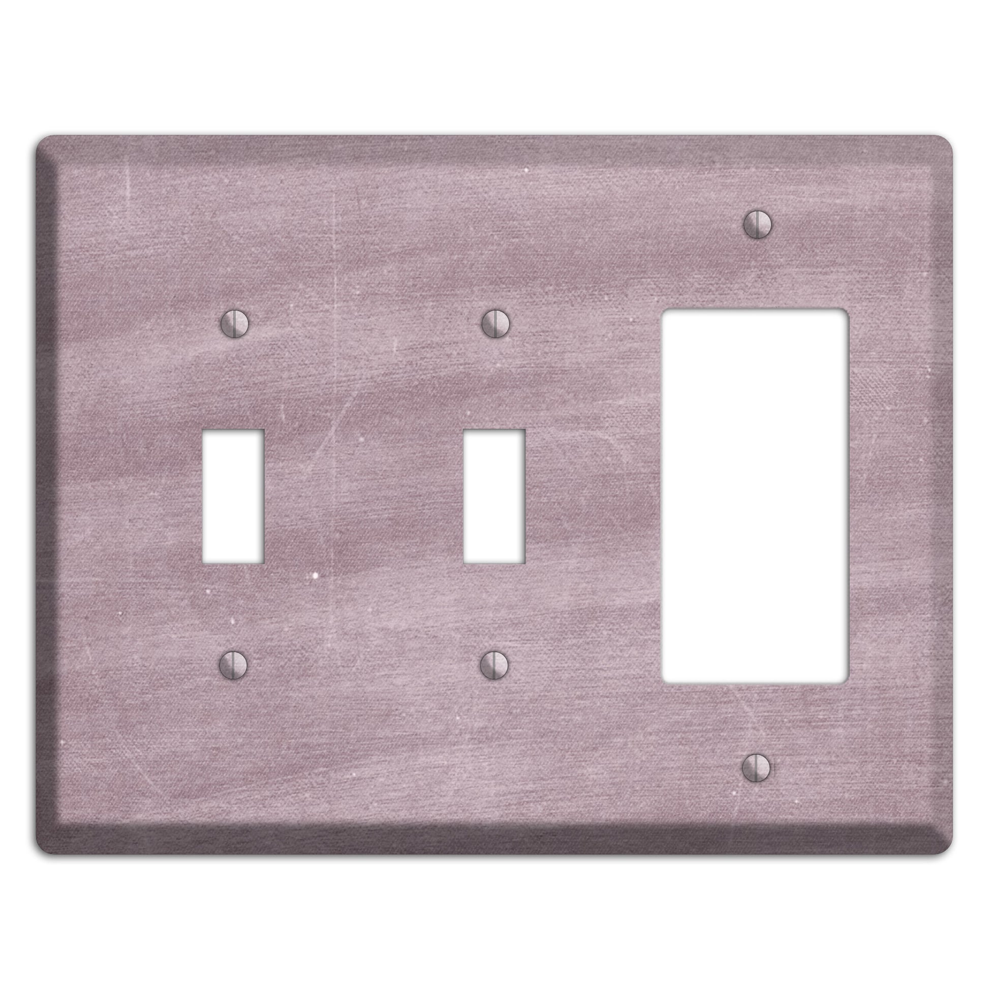 Chalk Light Maroon 2 Toggle / Rocker Wallplate