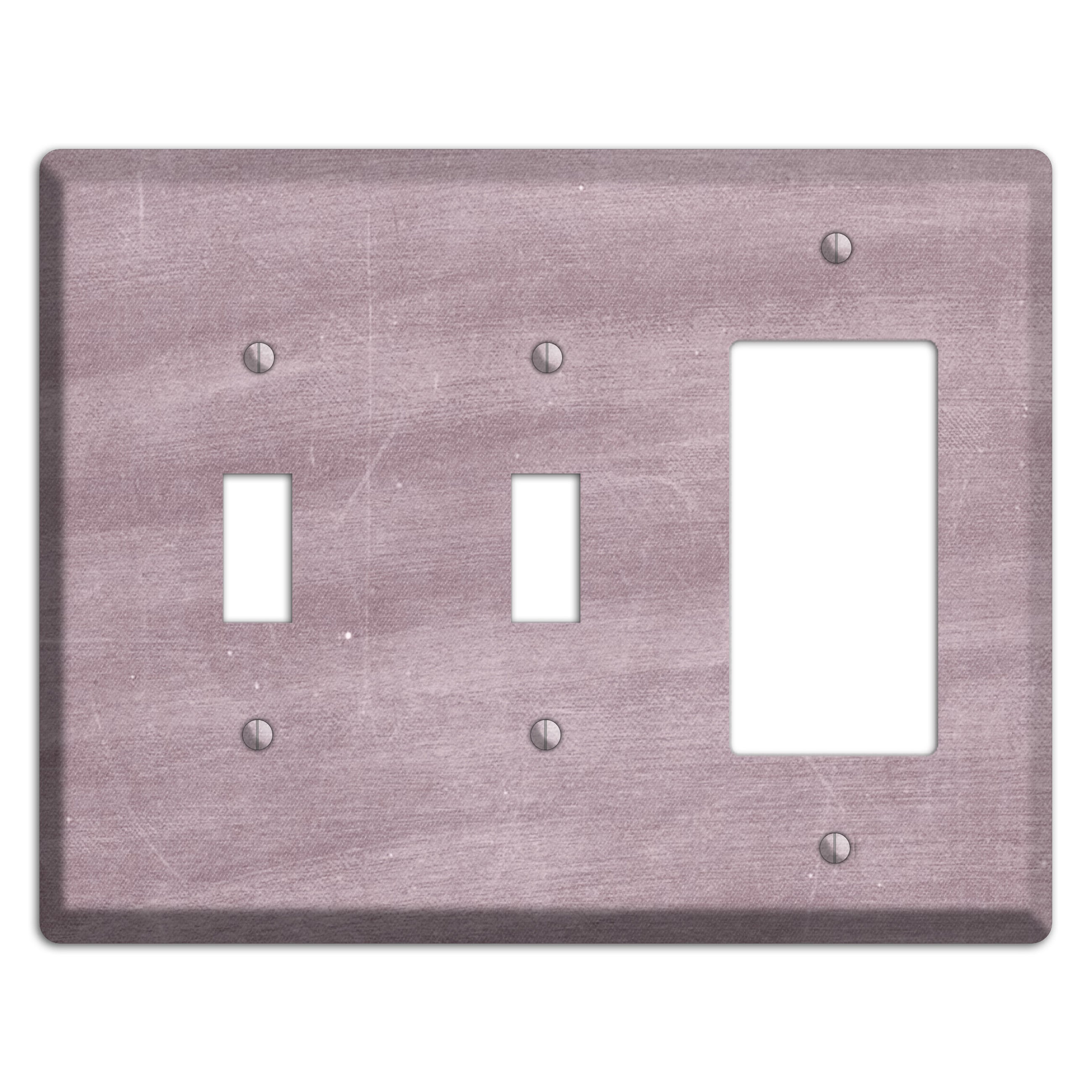 Chalk Light Maroon 2 Toggle / Rocker Wallplate
