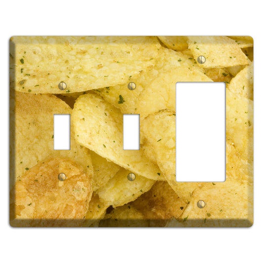Chips 2 Toggle / Rocker Wallplate