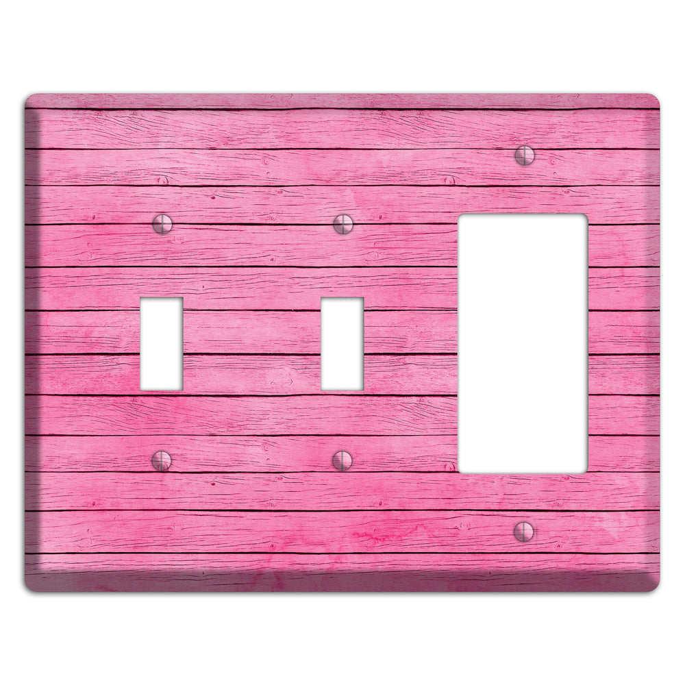 Carissma Pink Texture 2 Toggle / Rocker Wallplate