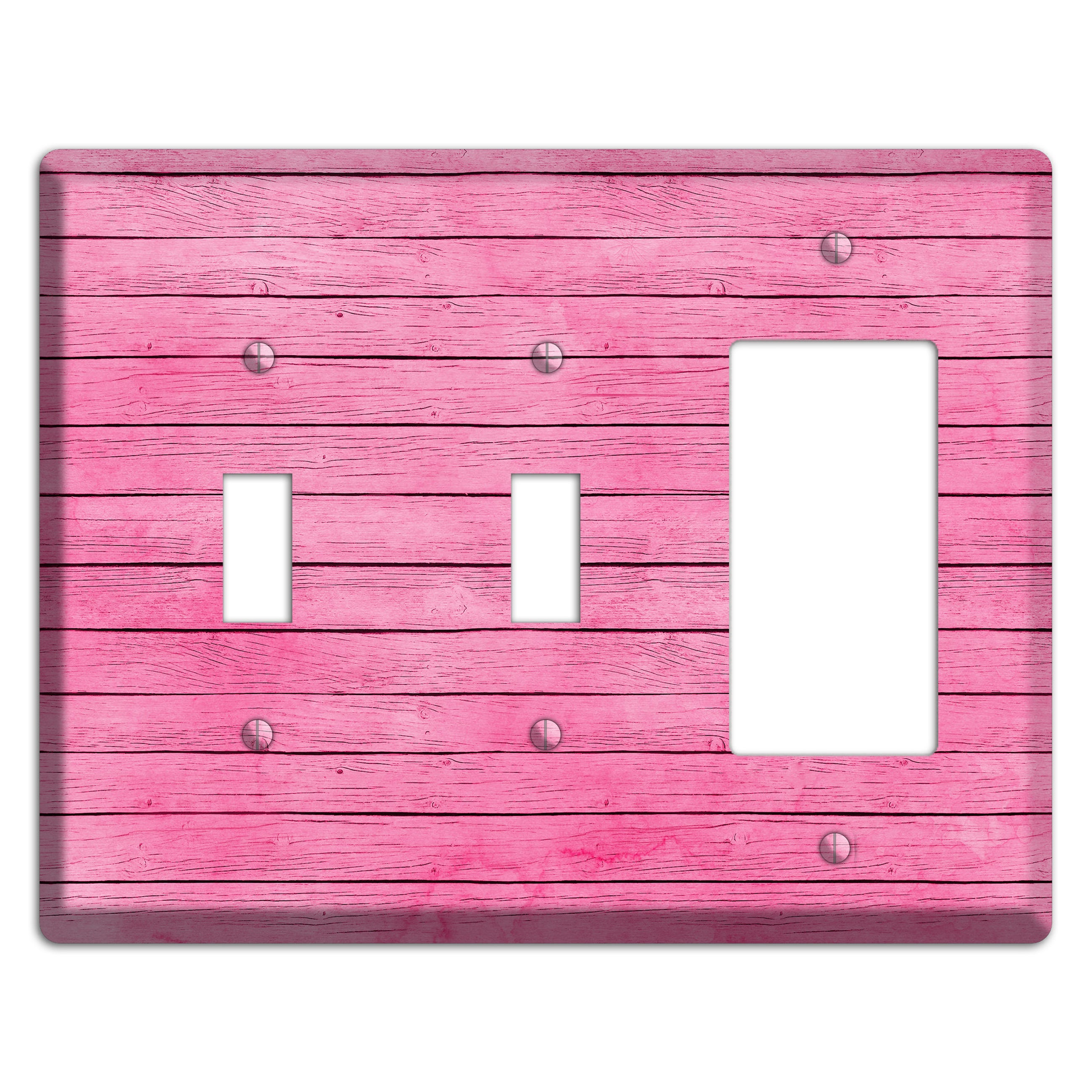 Carissma Pink Texture 2 Toggle / Rocker Wallplate
