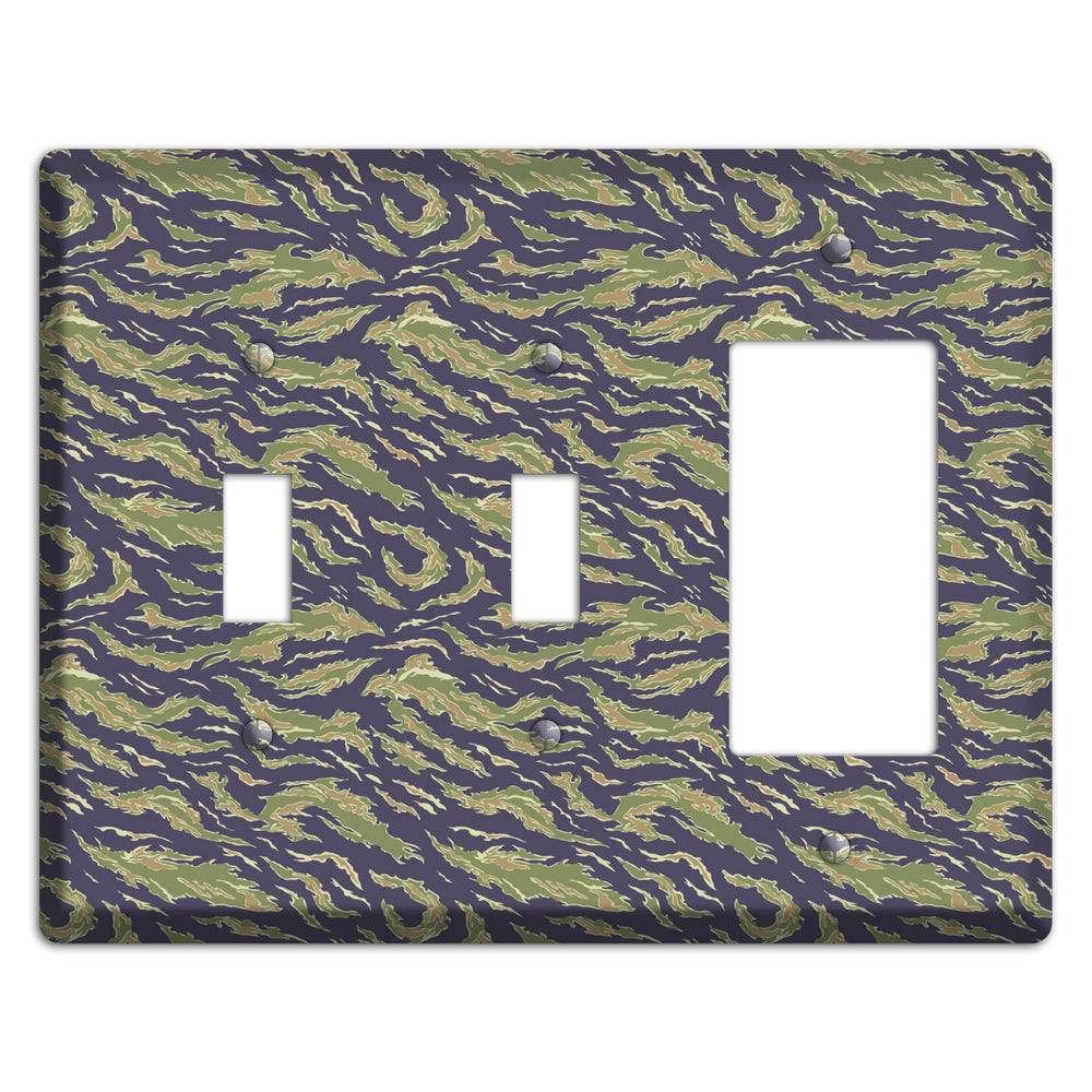 Vietnam Tiger 1 Camo 2 Toggle / Rocker Wallplate