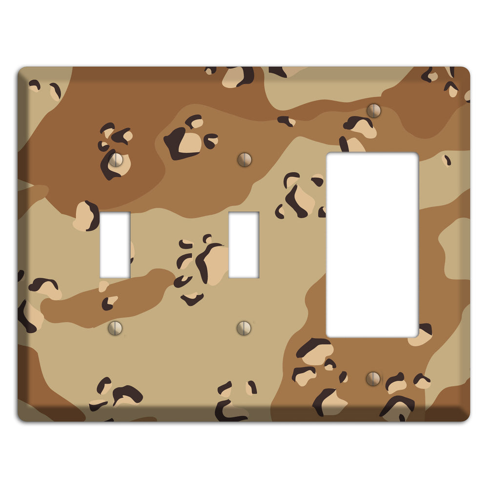 Desert Camo 2 Toggle / Rocker Wallplate