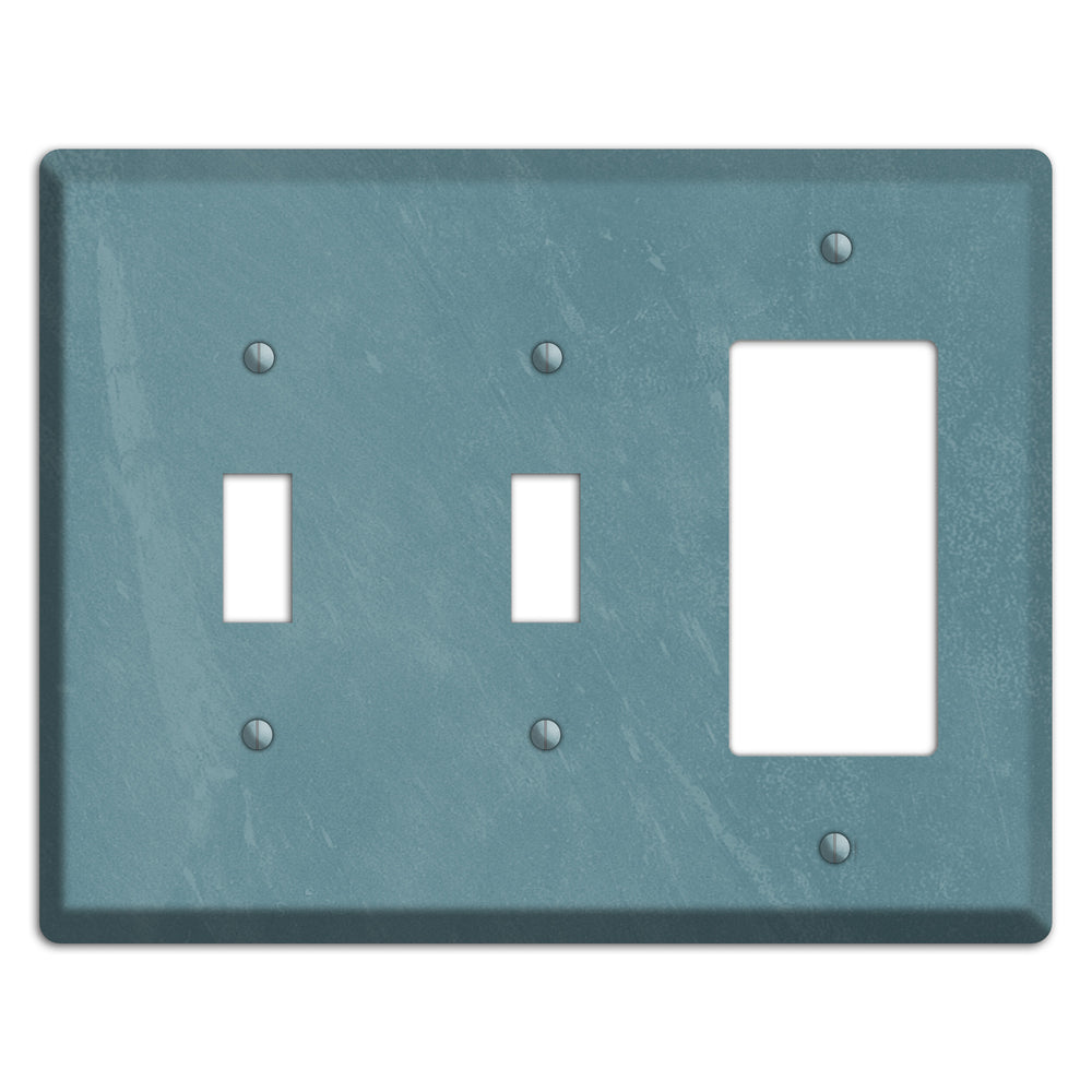 Chalk Teal 2 Toggle / Rocker Wallplate
