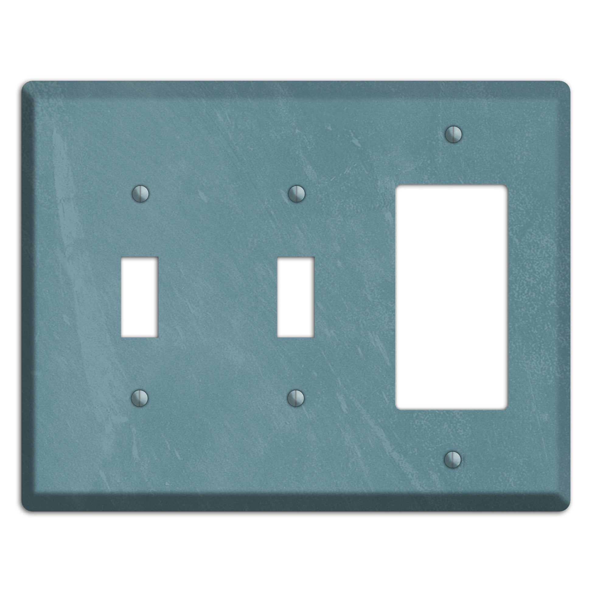 Chalk Teal 2 Toggle / Rocker Wallplate