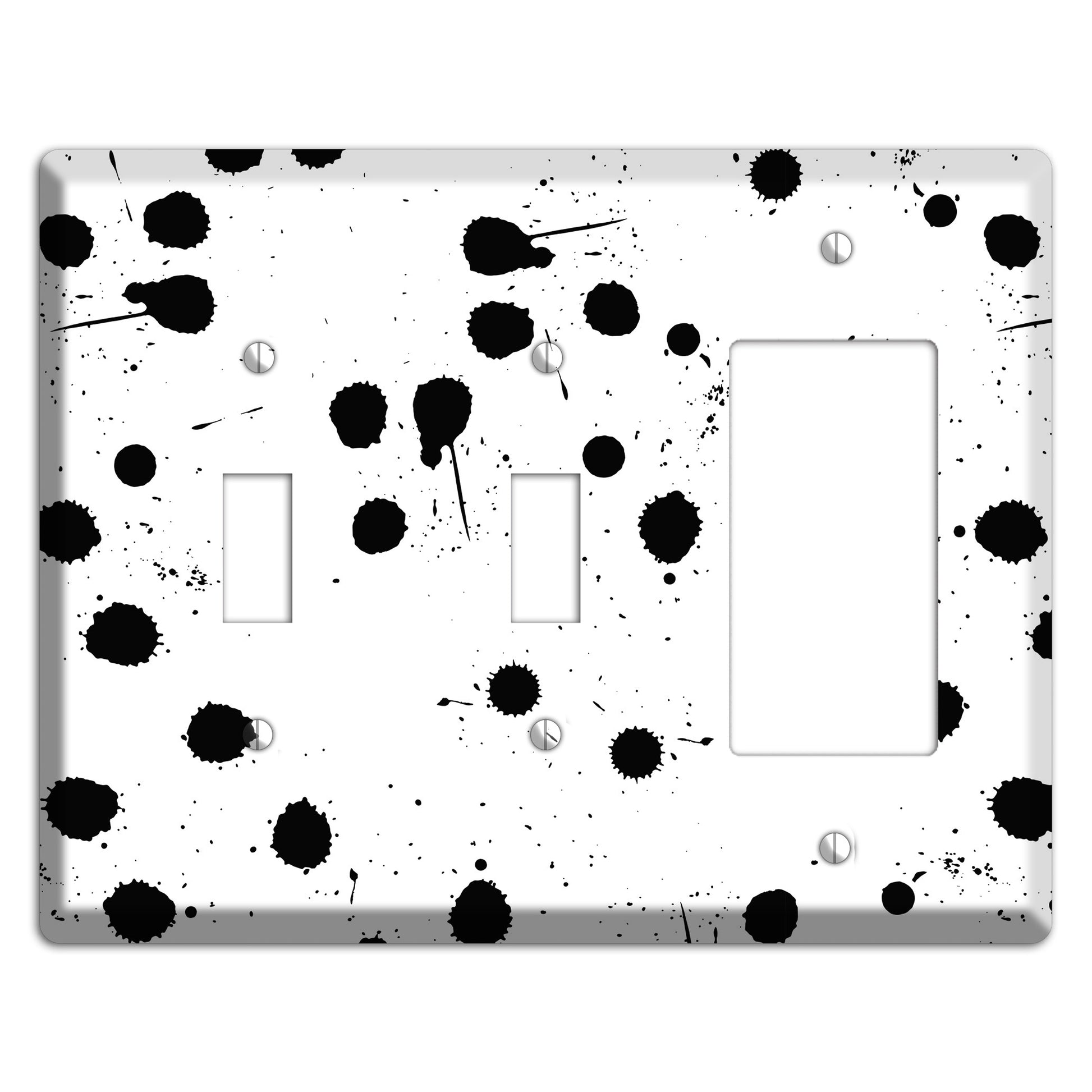 Ink Splash 9 2 Toggle / Rocker Wallplate