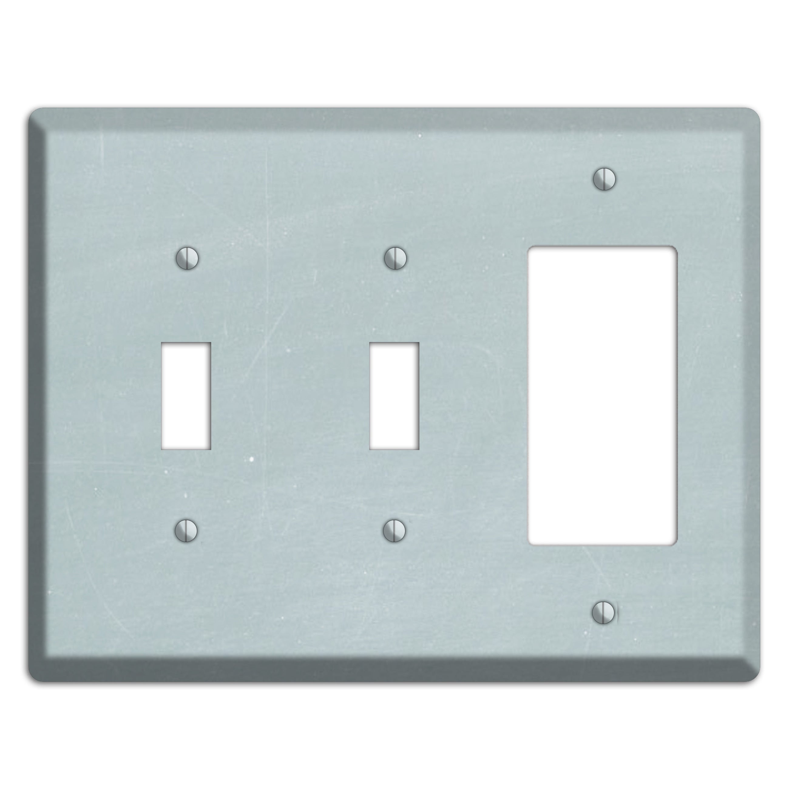 Chalk Light Blue 2 Toggle / Rocker Wallplate