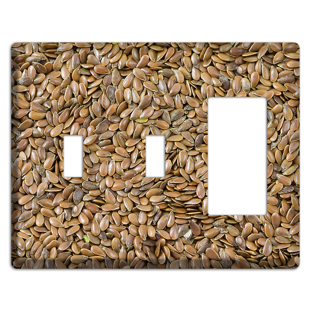 Flax 2 Toggle / Rocker Wallplate