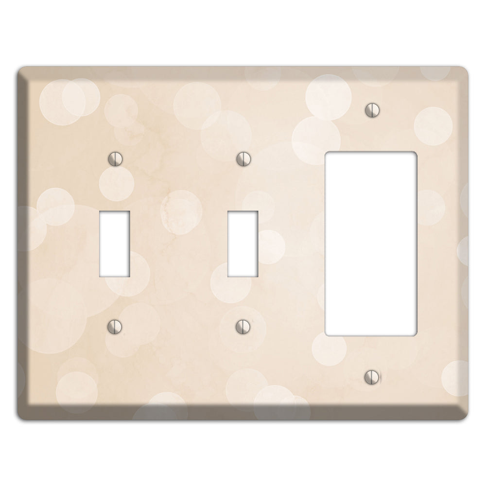 Parchment Neutral Texture 2 Toggle / Rocker Wallplate