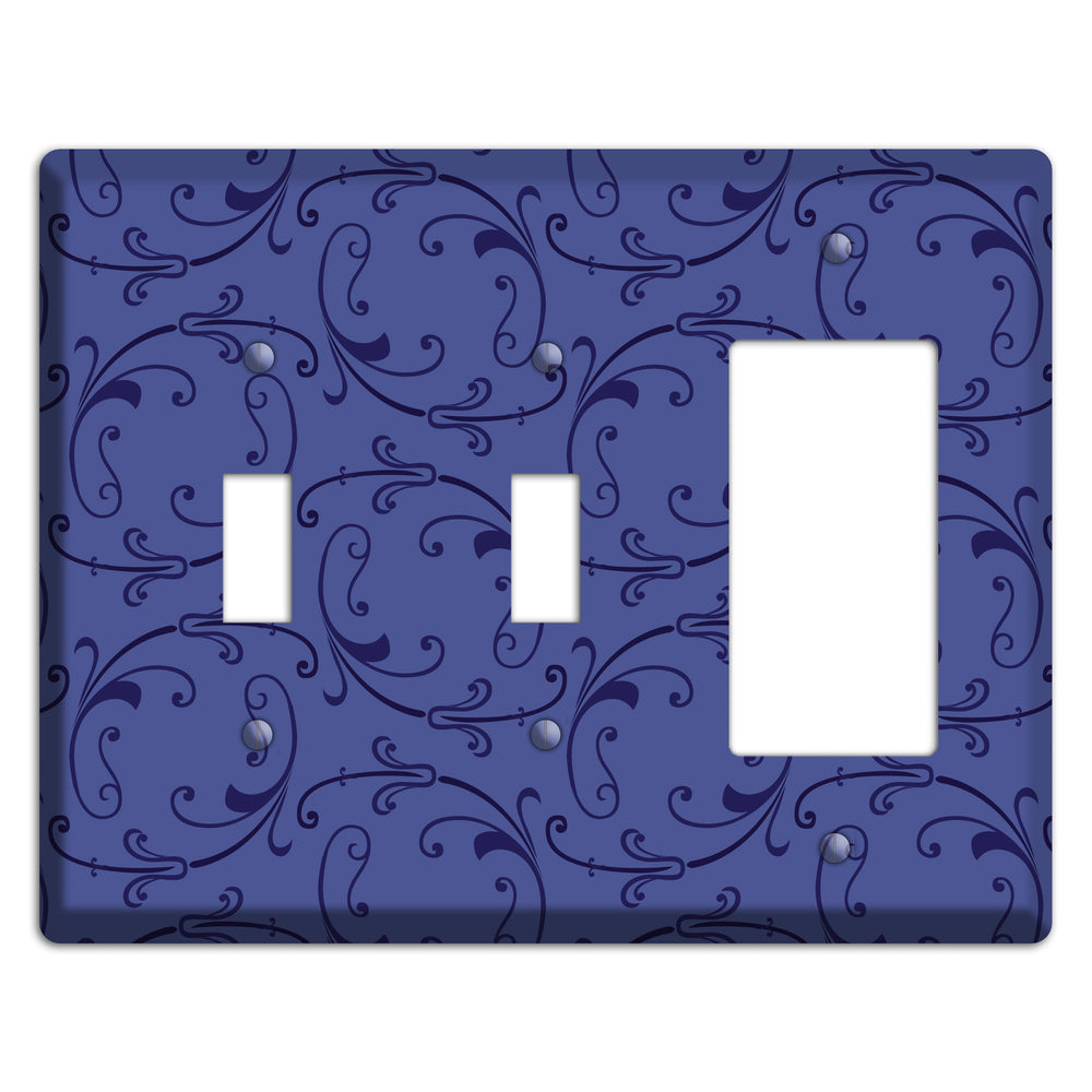 Green and Brown Argyle 2 Toggle / Rocker Wallplate
